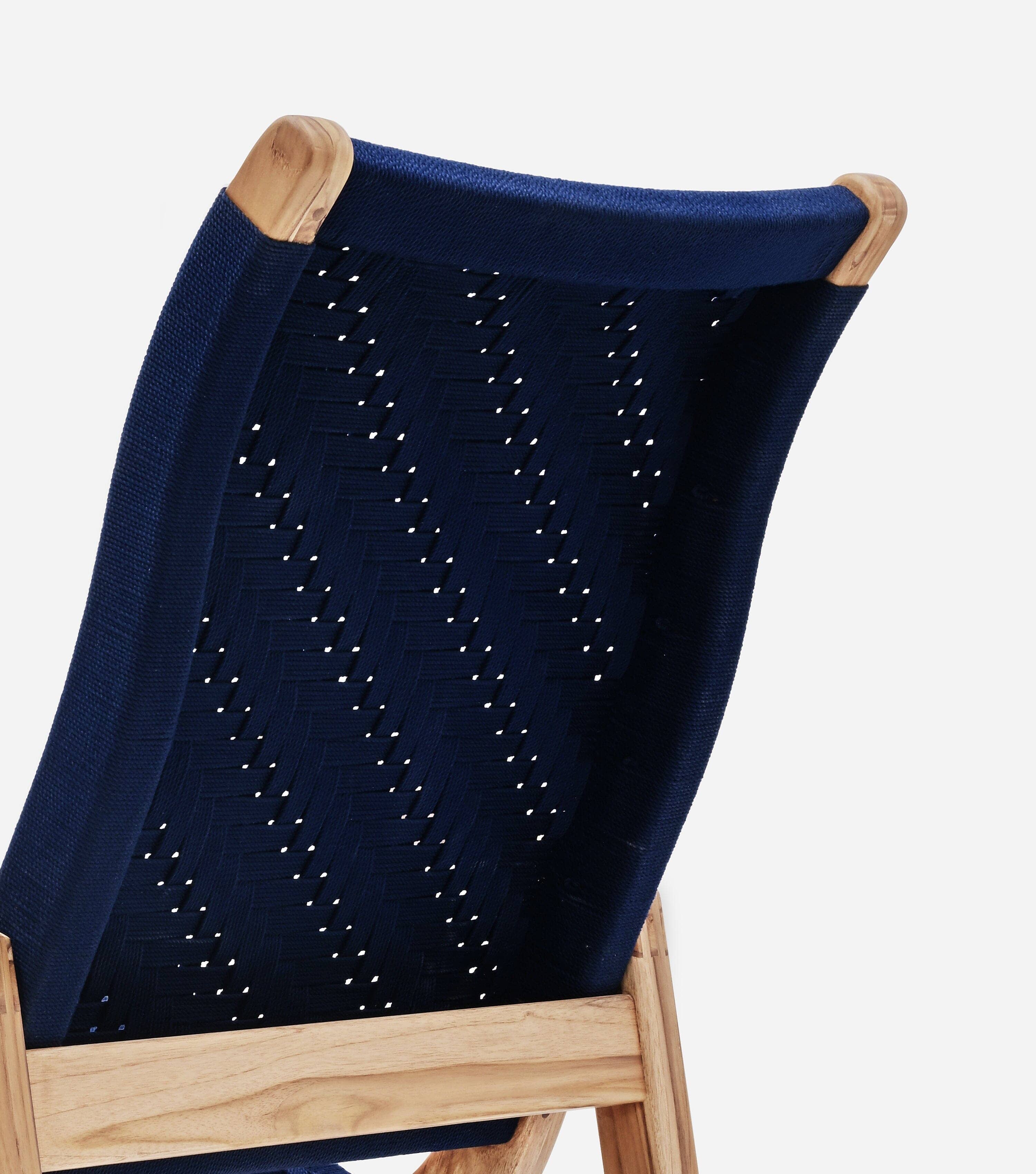 Natural / Navy Basket Cord