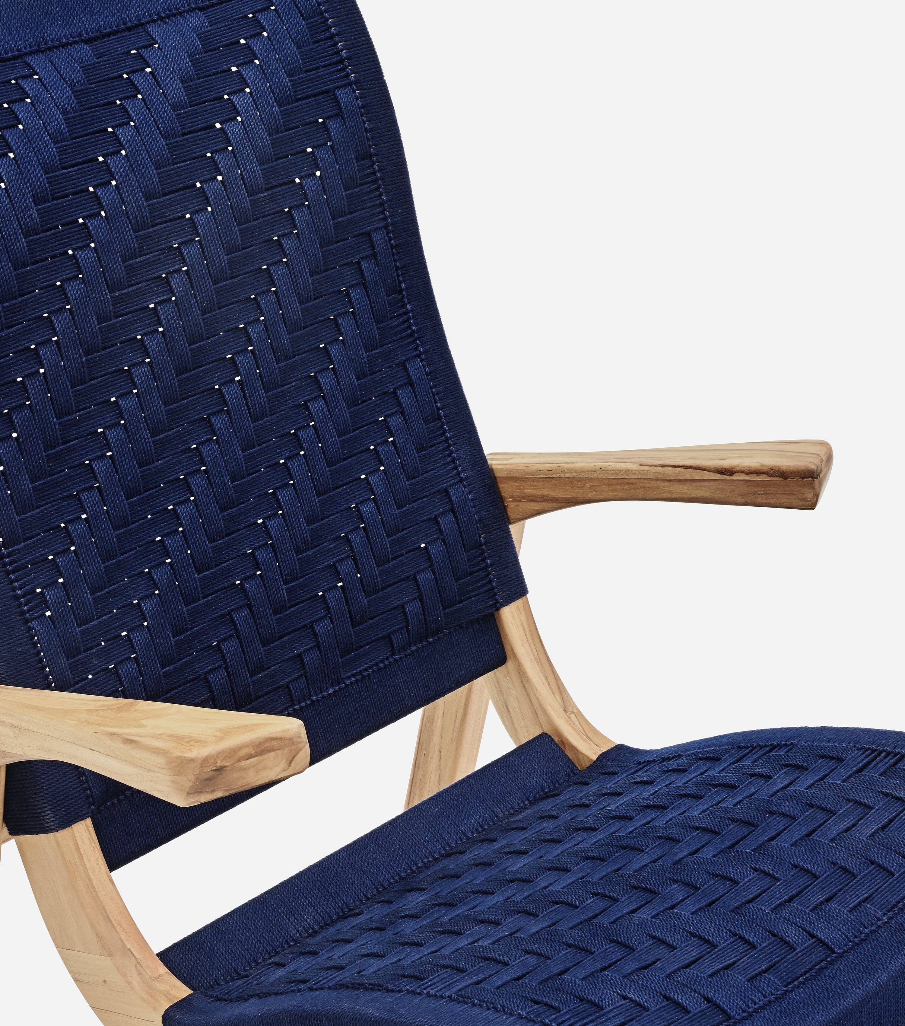 Natural / Navy Basket Cord