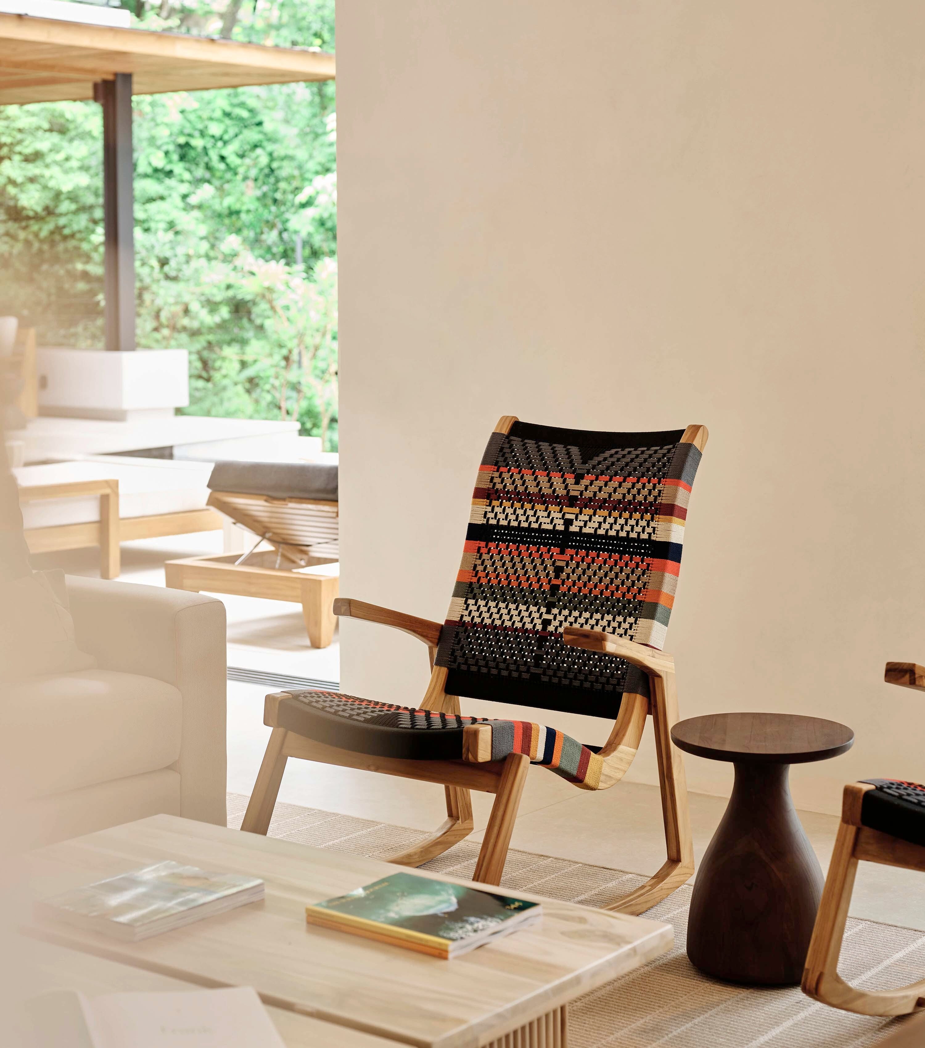 Natural Teak / San Geronimo Pattern