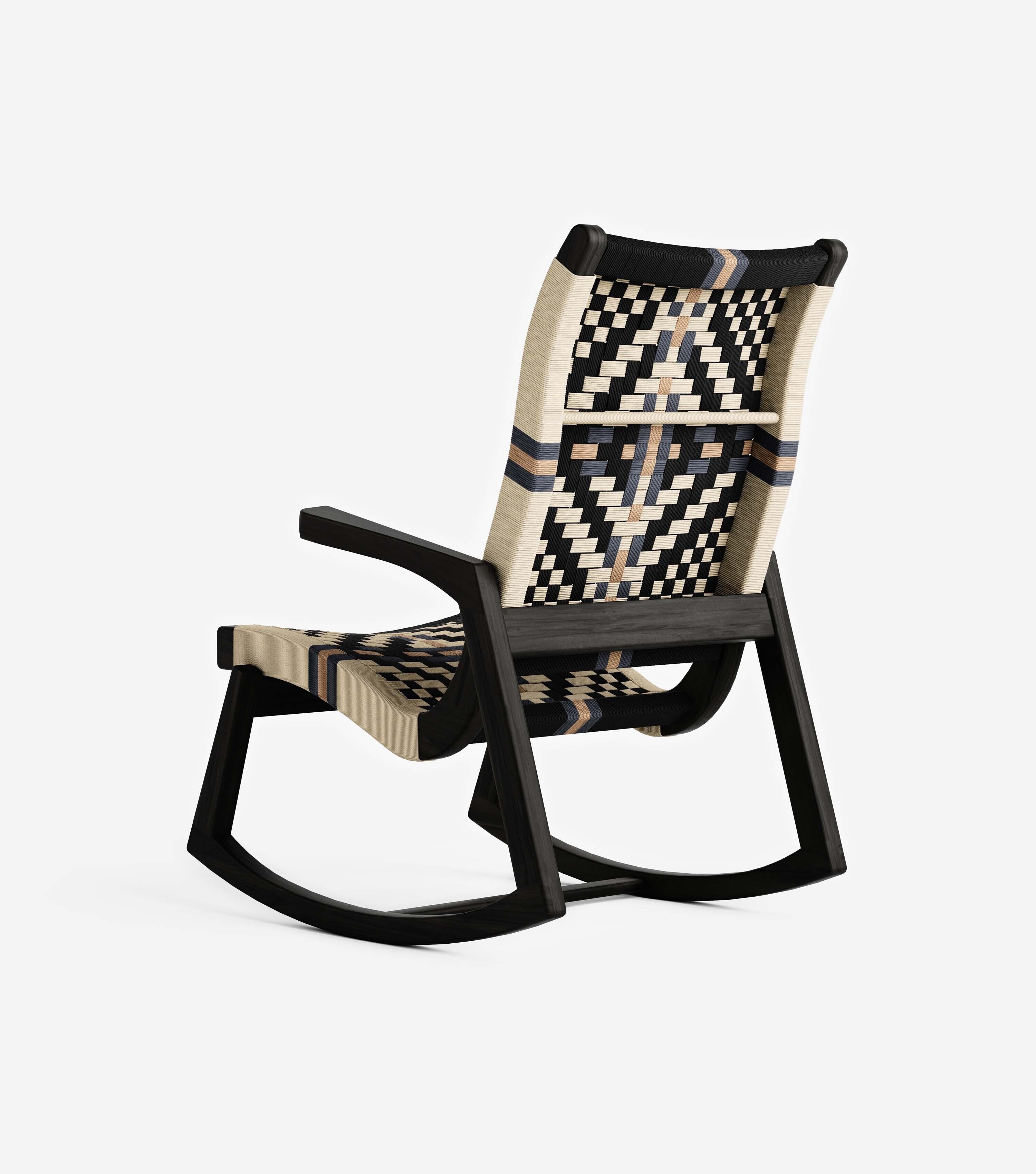 Charcoal Teak / Colonial Pattern