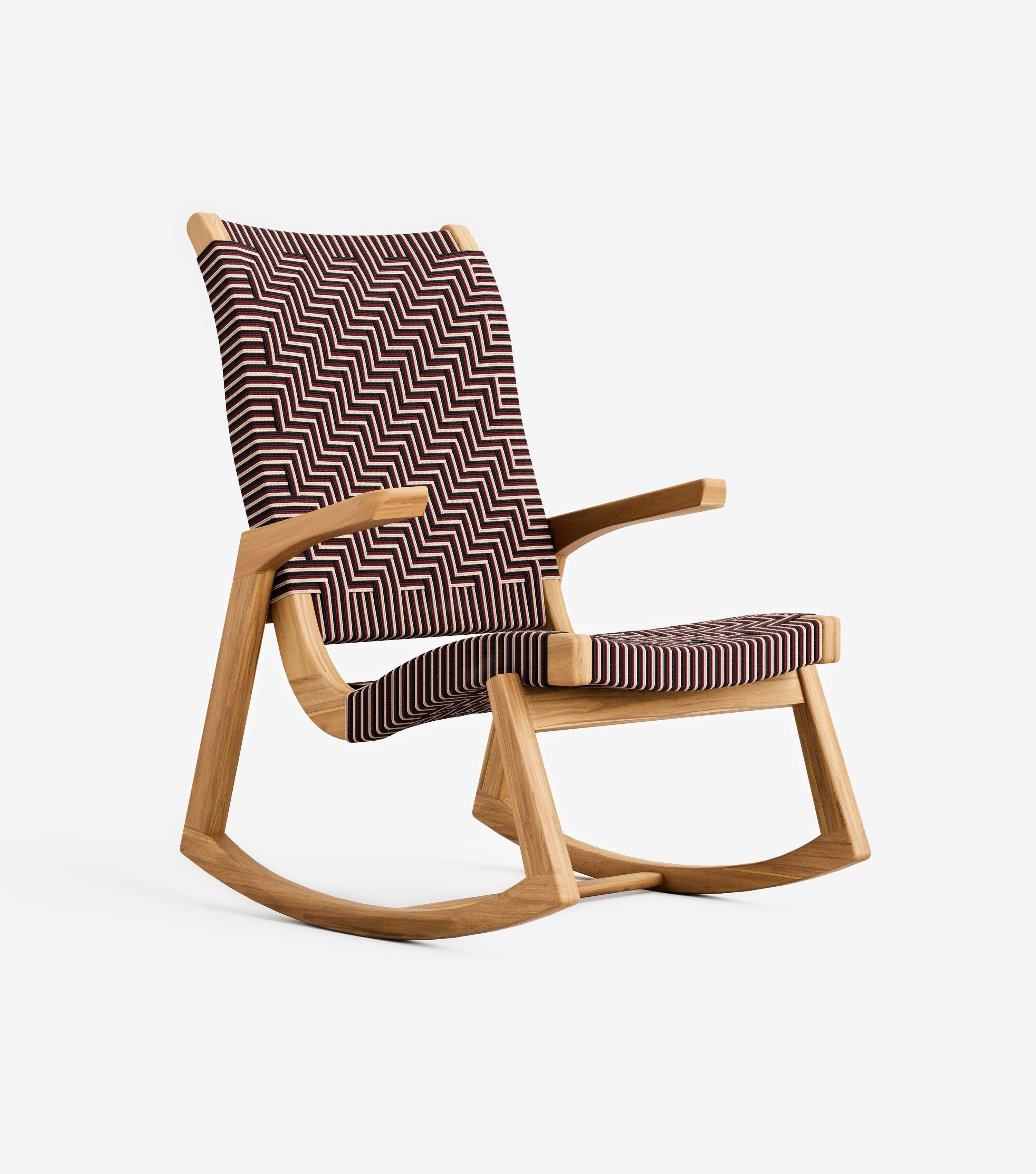 Natural Teak / Fuego Pattern