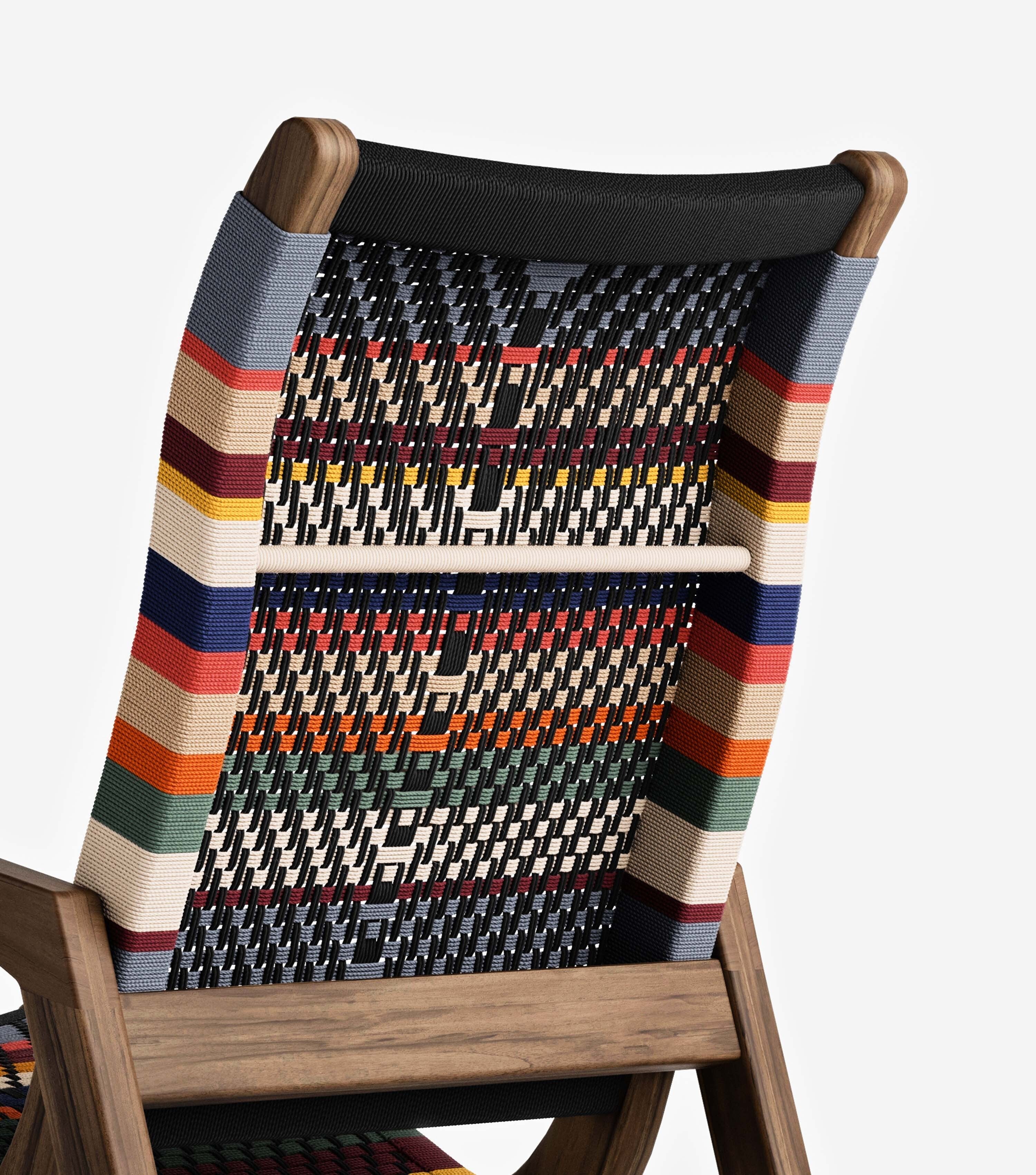 Amador Rocking Chair Woven San Geronimo Cord | Forever Furniture
