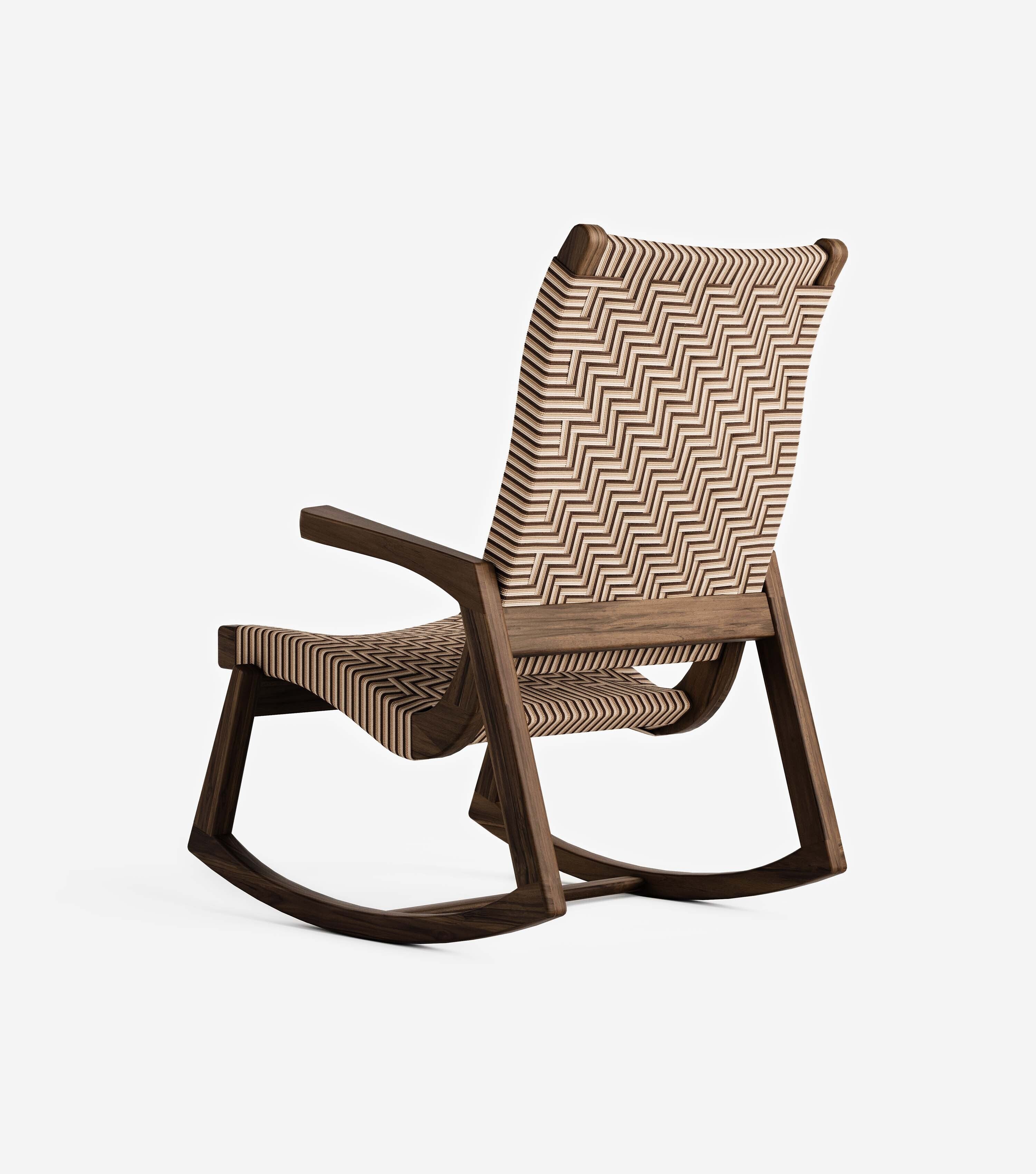 Coffee Teak / Terracota Pattern