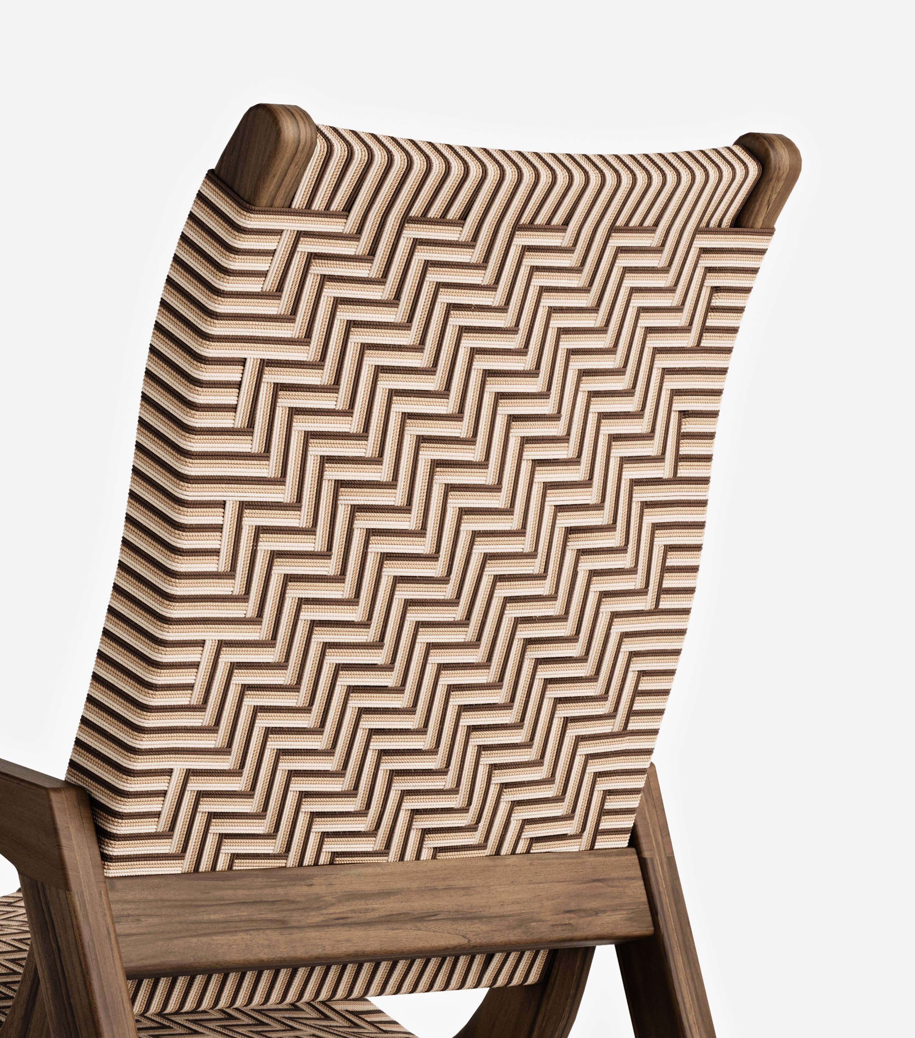Coffee Teak / Terracota Pattern