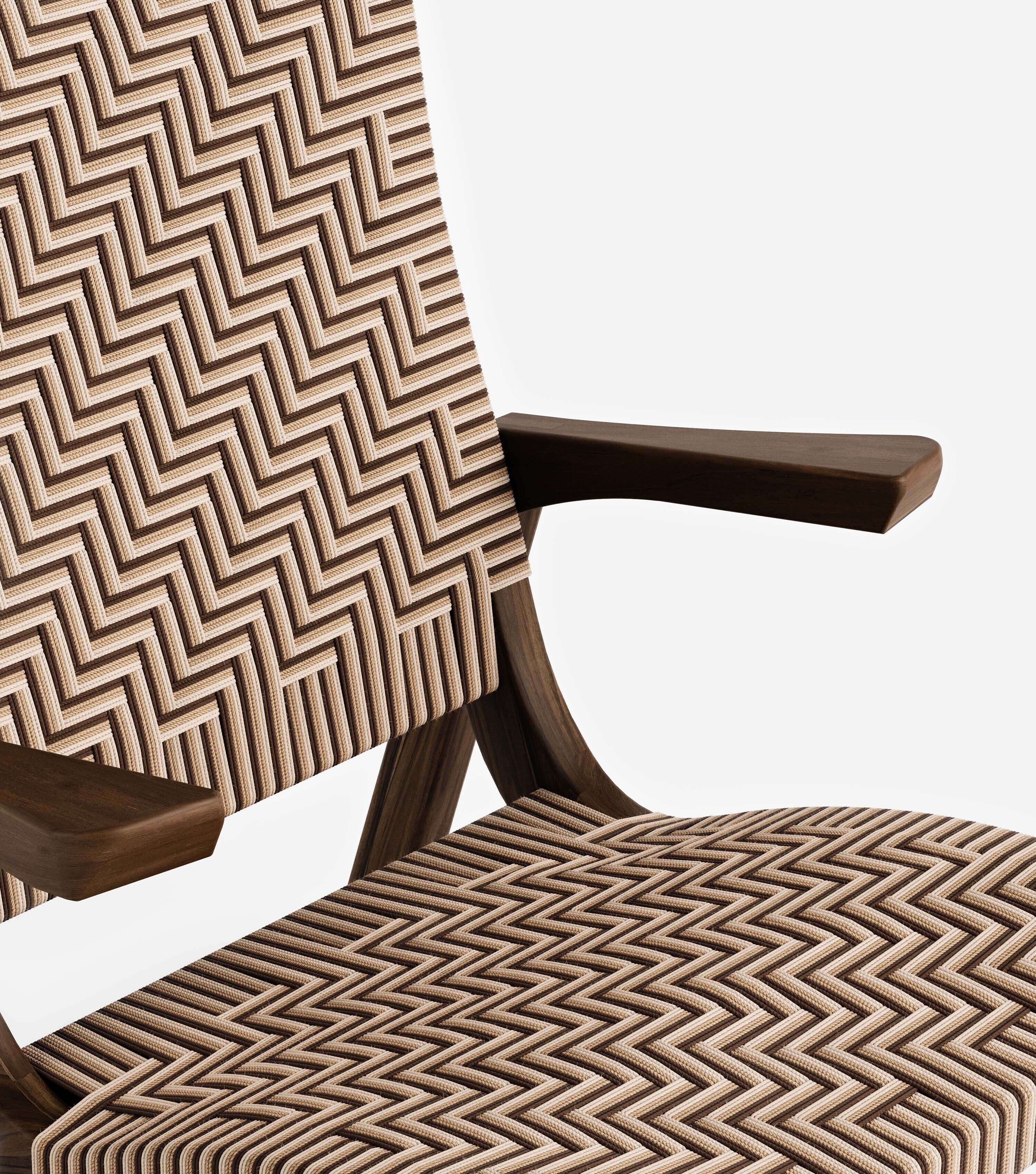 Coffee Teak / Terracota Pattern