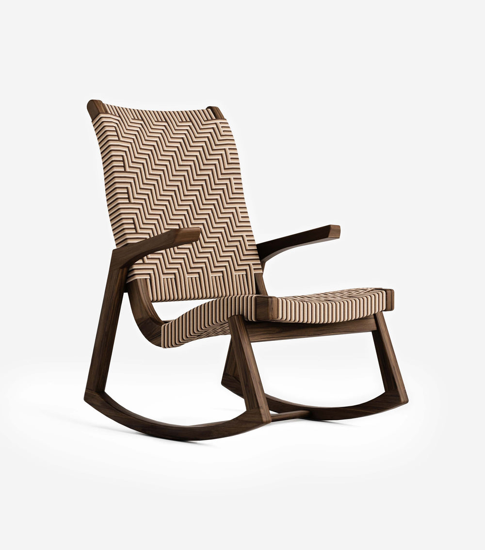 Coffee Teak / Terracota Pattern