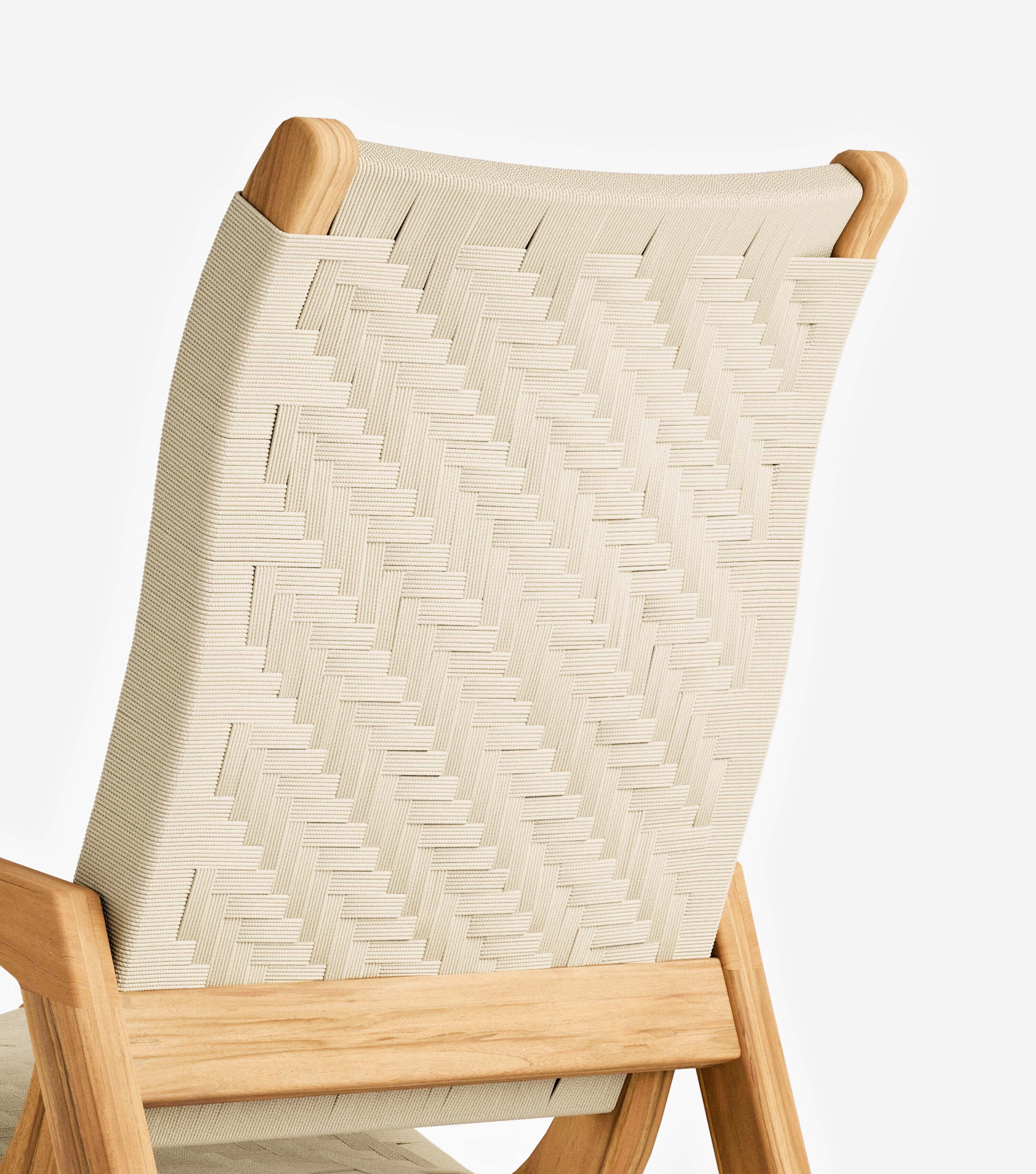 Natural Teak / Naturaline Basket Cord
