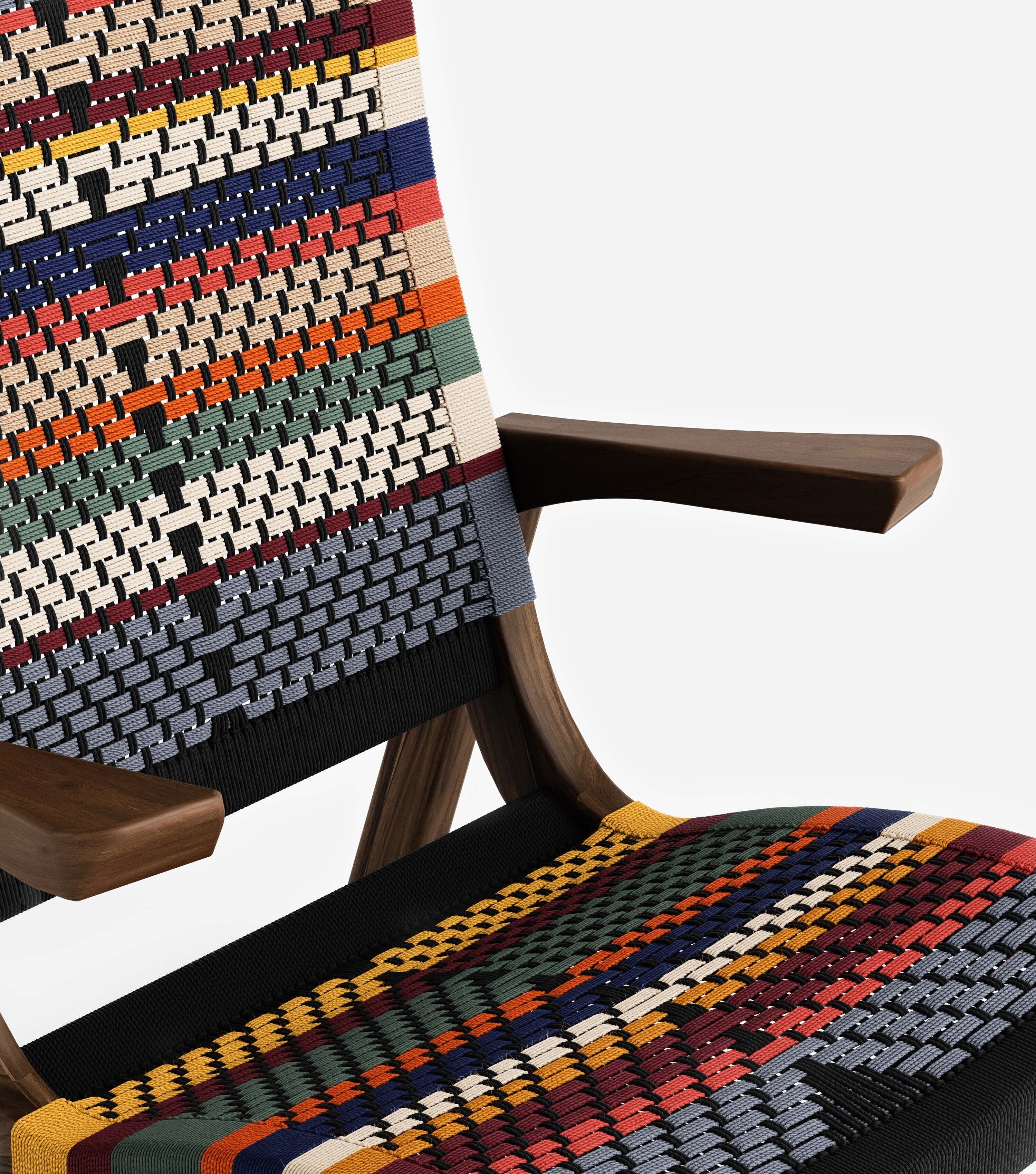 Amador Rocking Chair Woven San Geronimo Cord | Forever Furniture