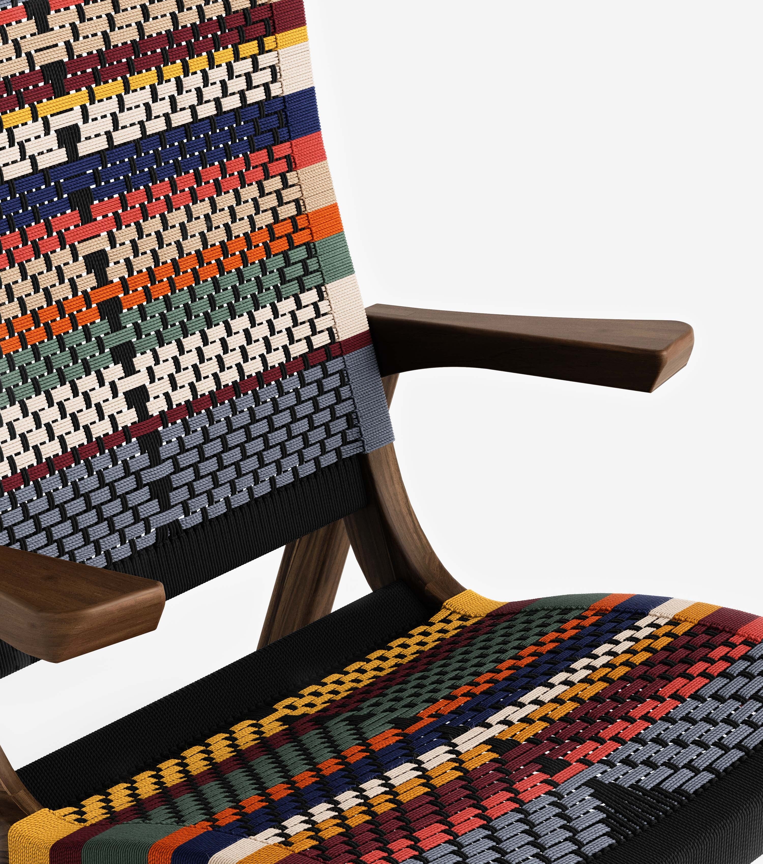 Amador Rocking Chair Woven San Geronimo Cord | Forever Furniture