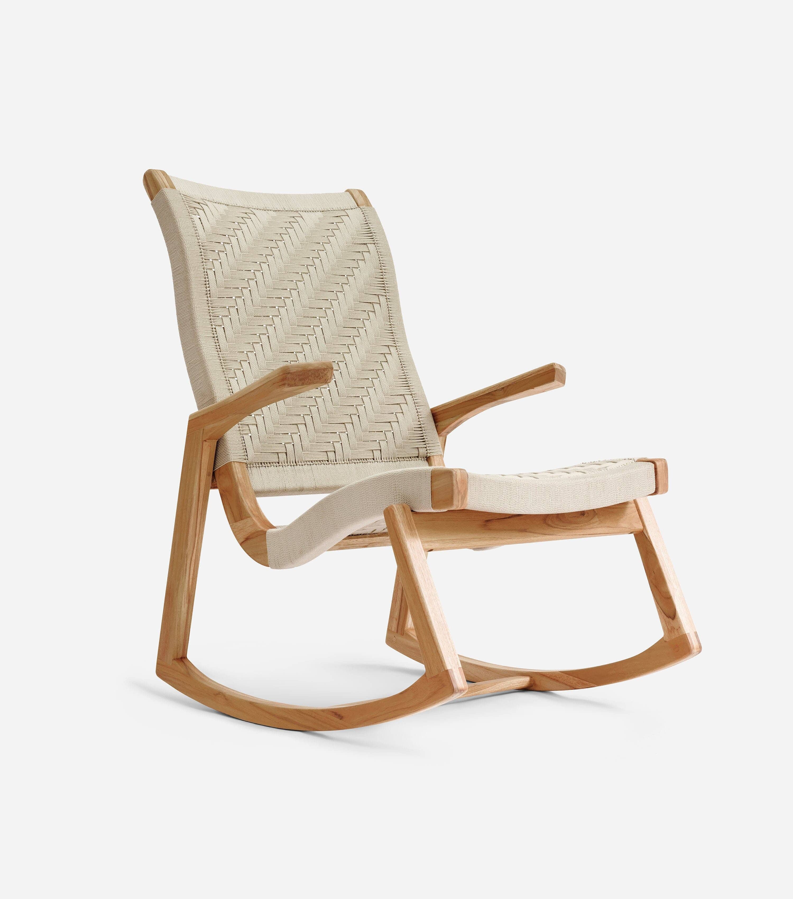 Amador Rocking Chair Woven Naturaline Basket Cord | Forever Furniture ...
