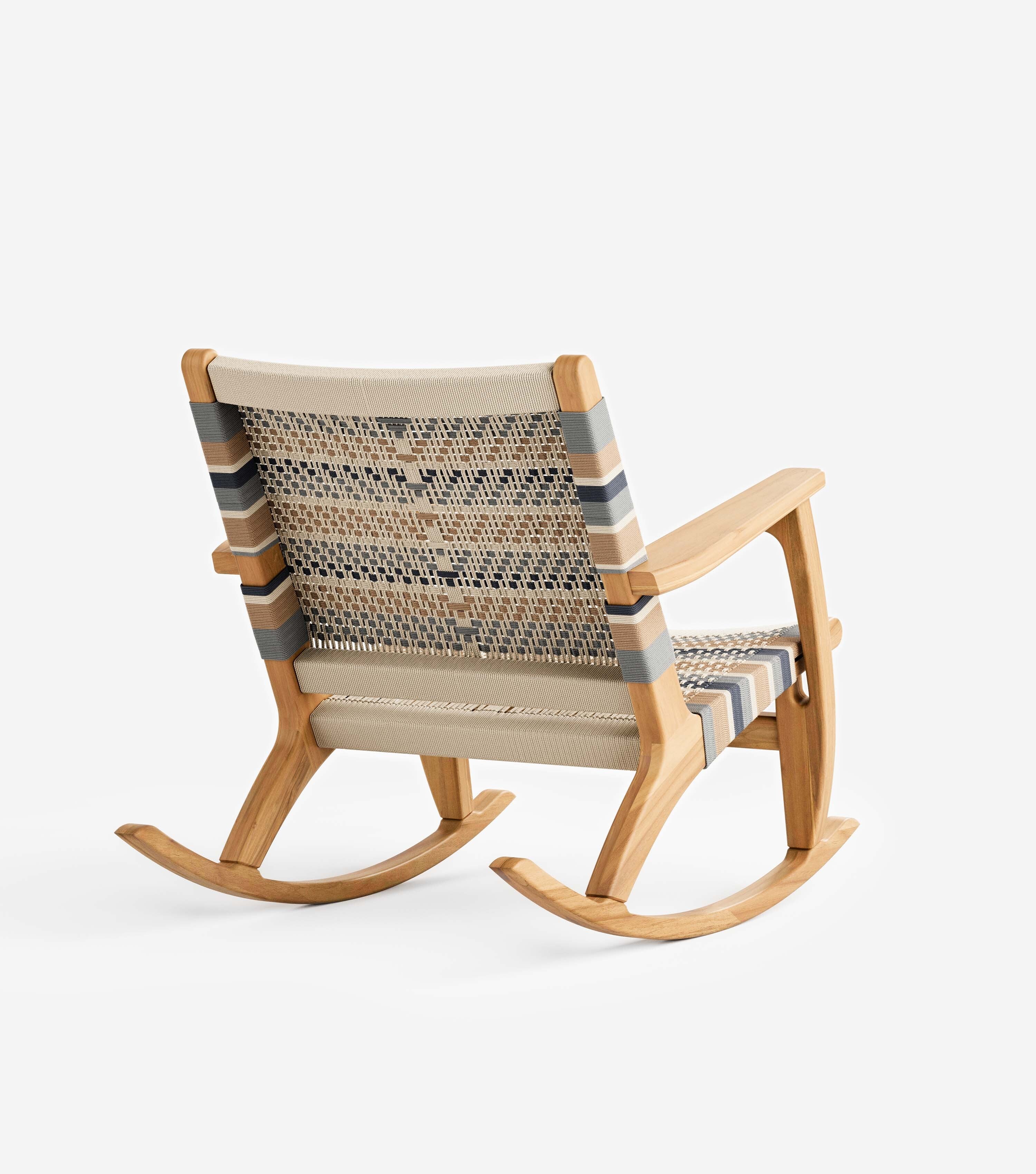 Natural Teak / Serena Pattern