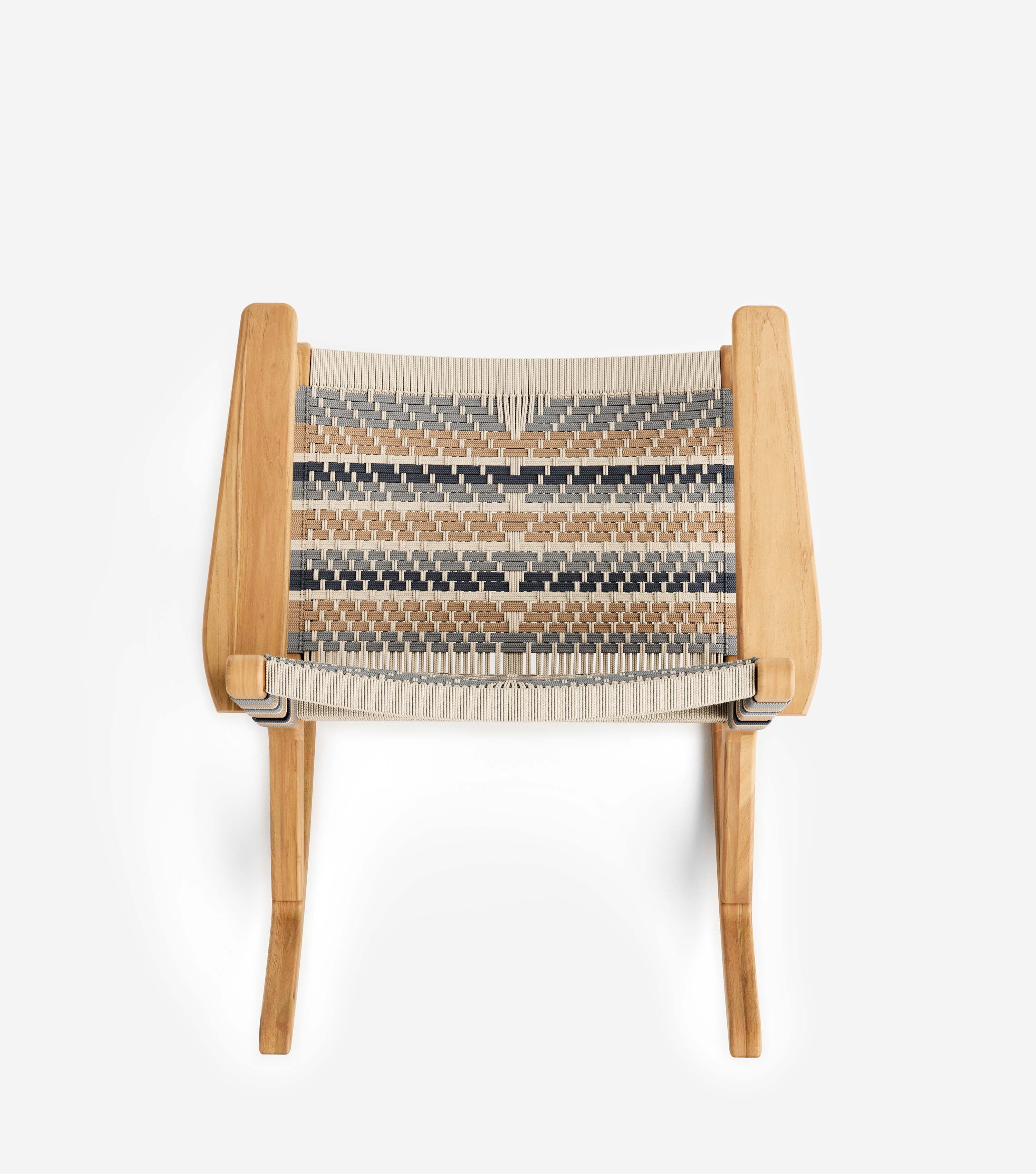 Natural Teak / Serena Pattern