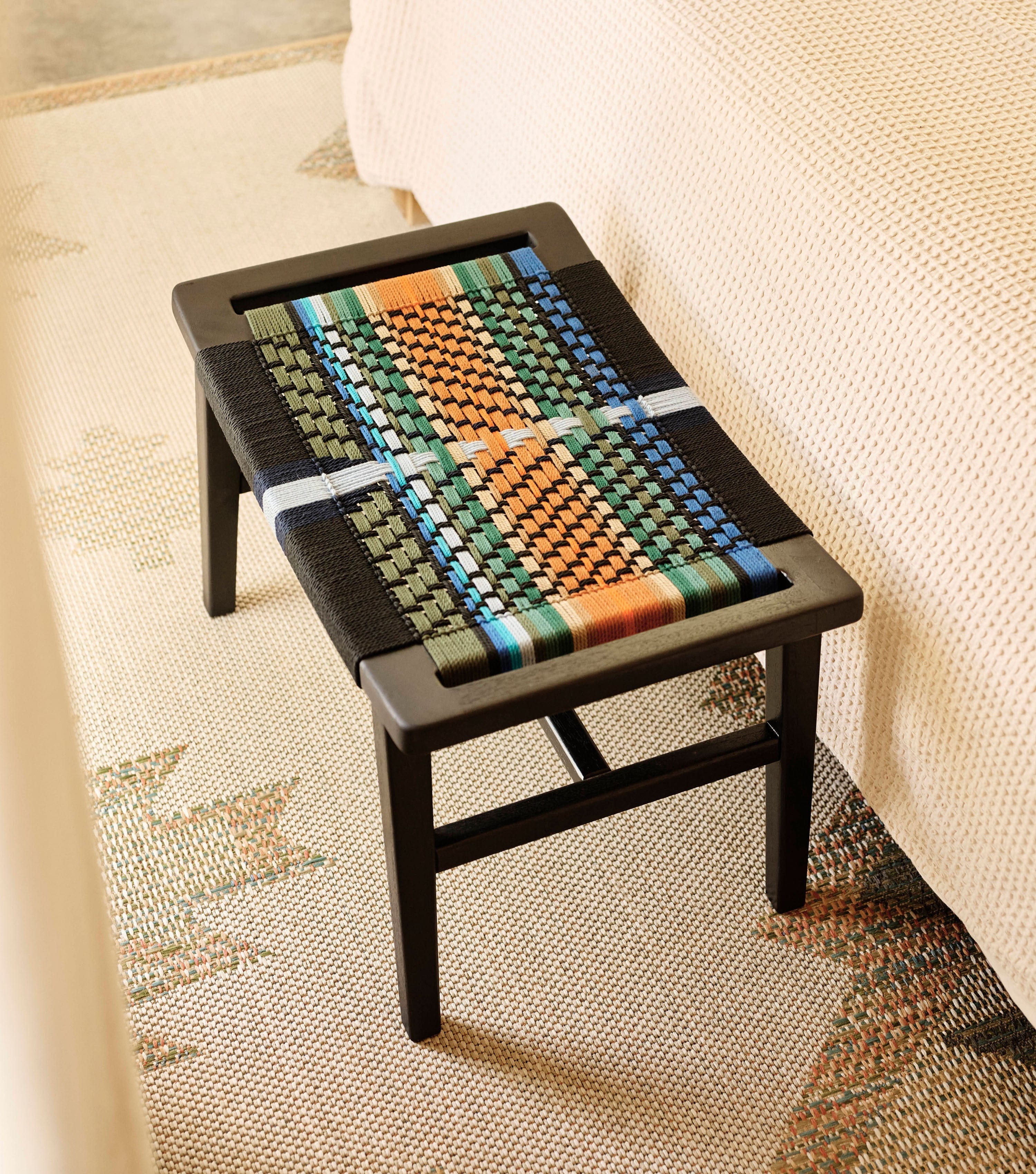 Charcoal / Mot Mot Pattern