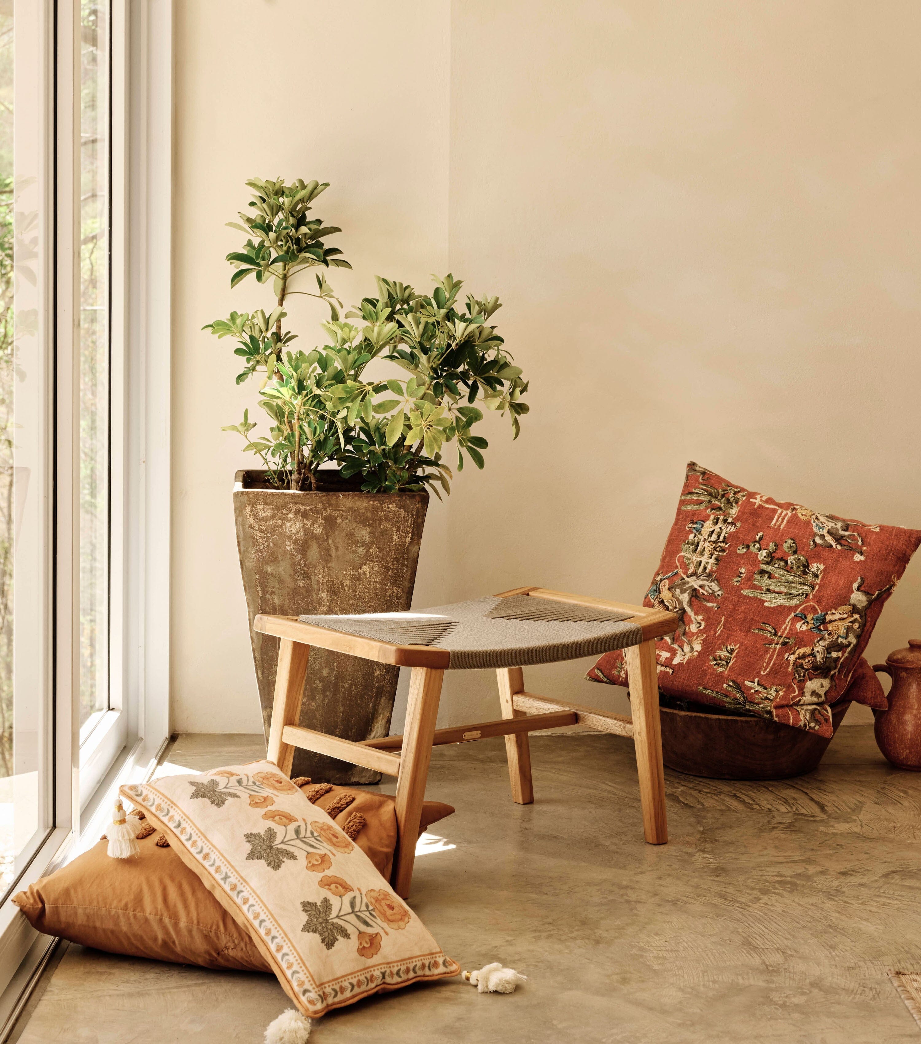 Natural / Taupe Cross Braided Cord