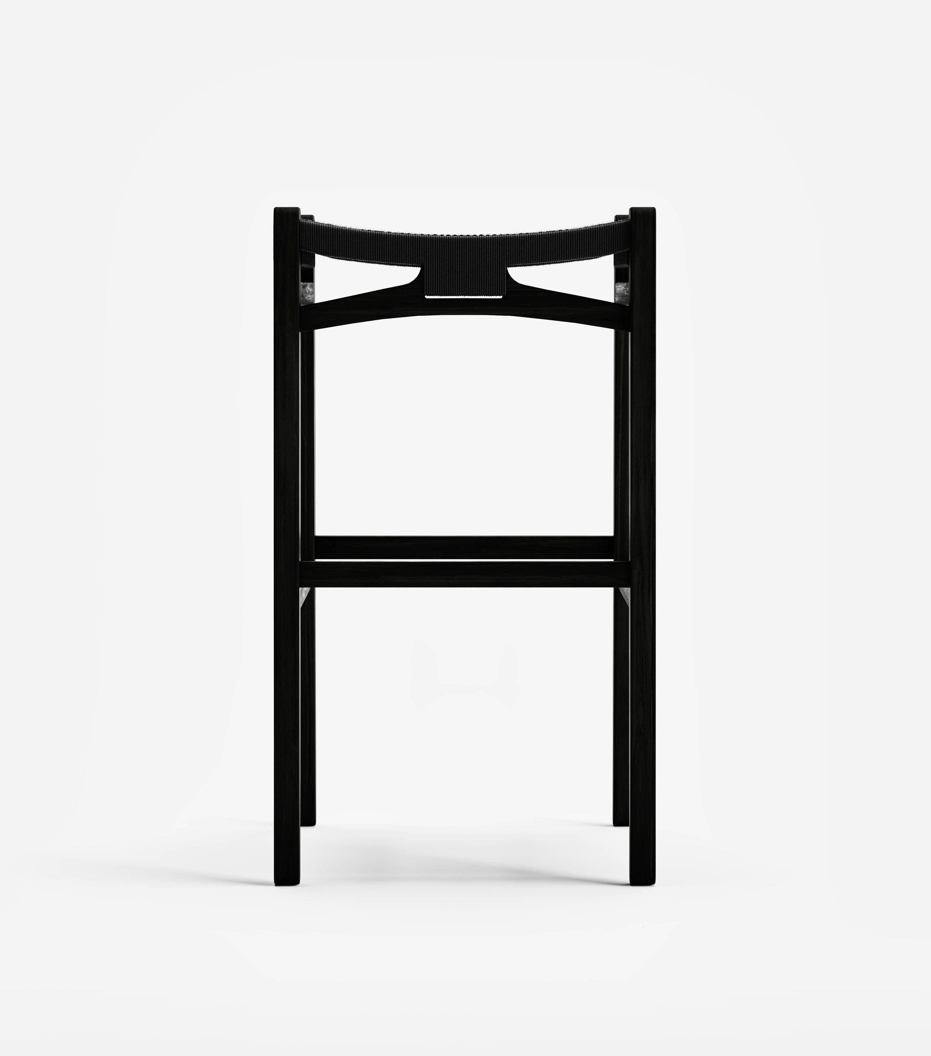 Charcoal / Black V Braided Cord / Bar