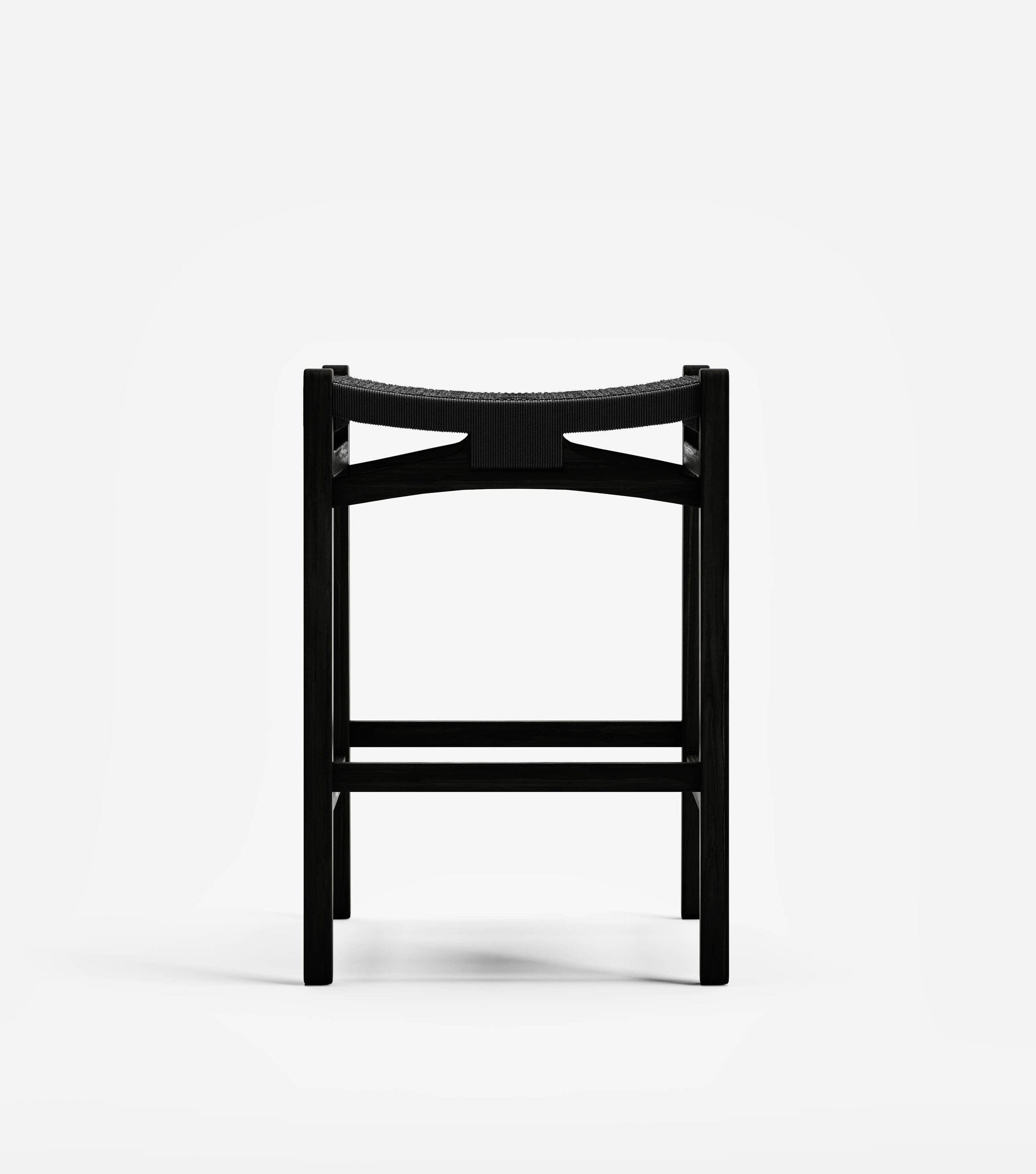 Charcoal / Black V Braided Cord / Counter