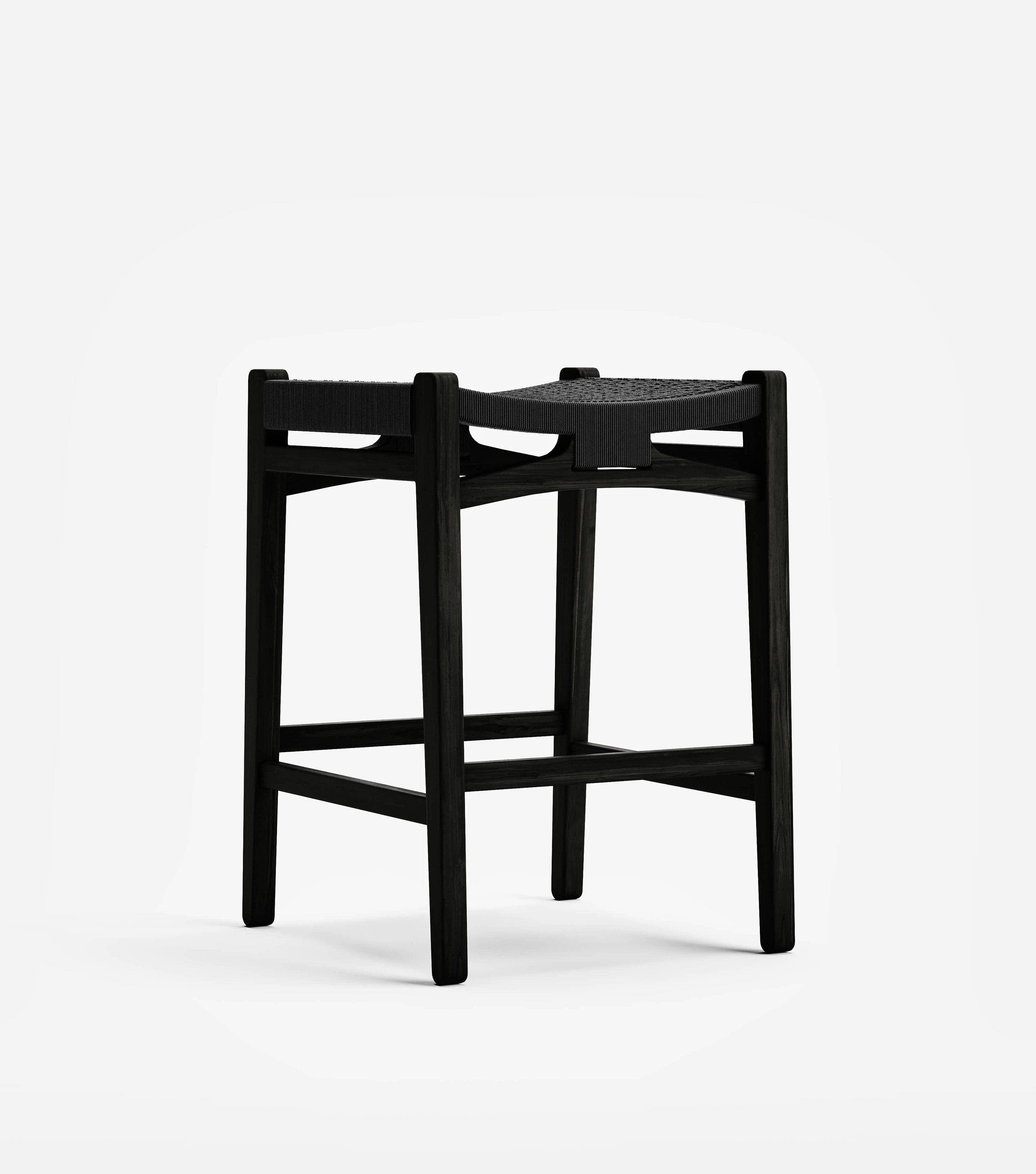 Charcoal / Black V Braided Cord / Counter