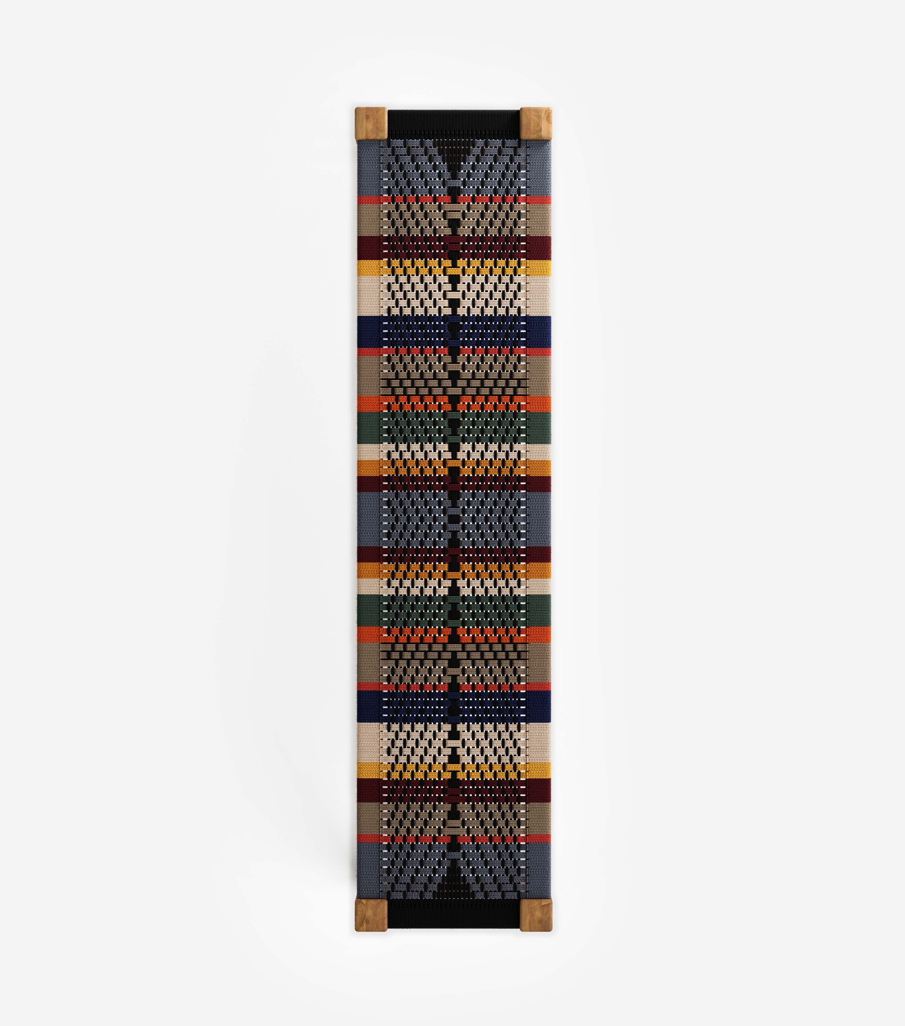 Sealed Teak / San Geronimo Pattern / 59 | Seats 3