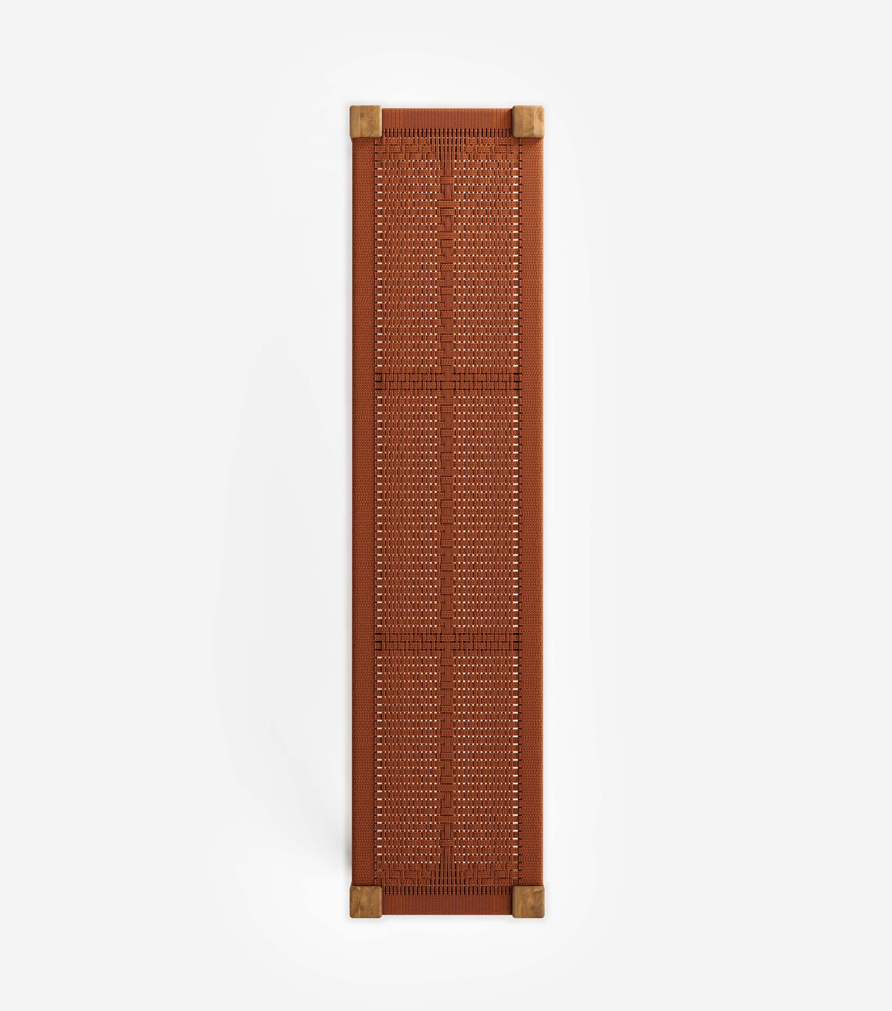 Sealed Teak / Rust V Braided Cord / 59 | Seats 3