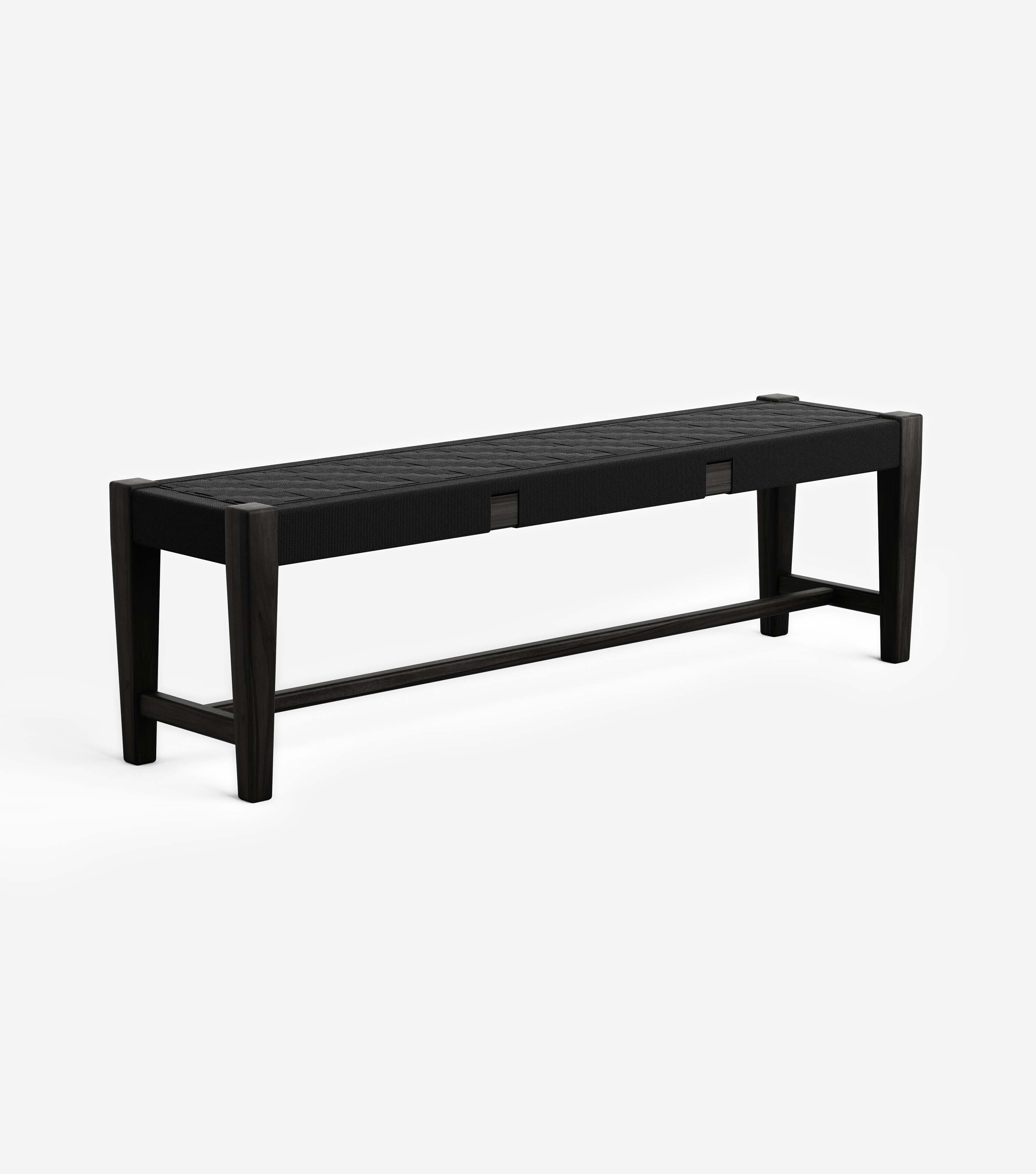 Charcoal Teak / Black Basket Cord / 59