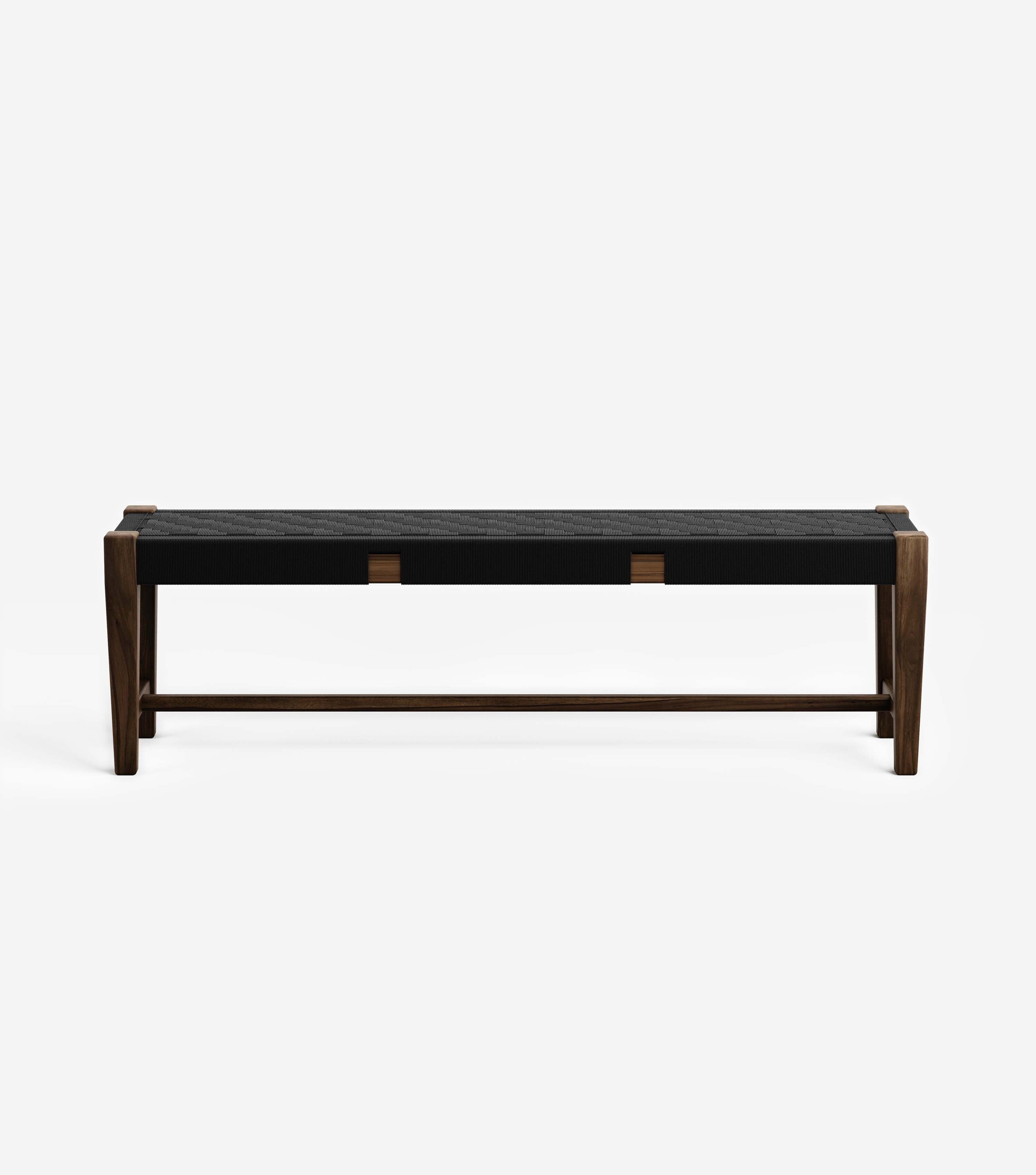Coffee Teak / Black Basket Cord / 59