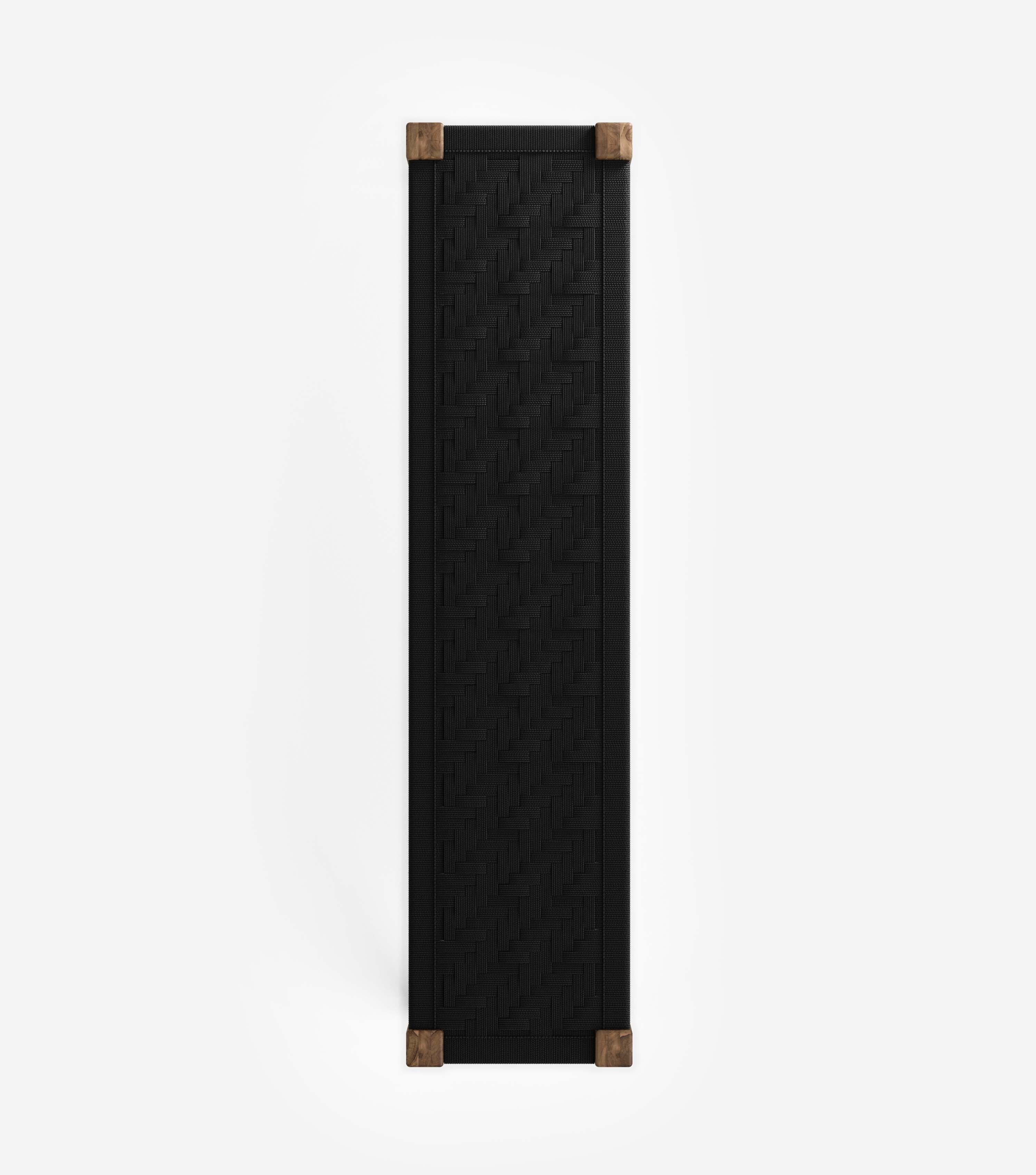 Coffee Teak / Black Basket Cord / 59