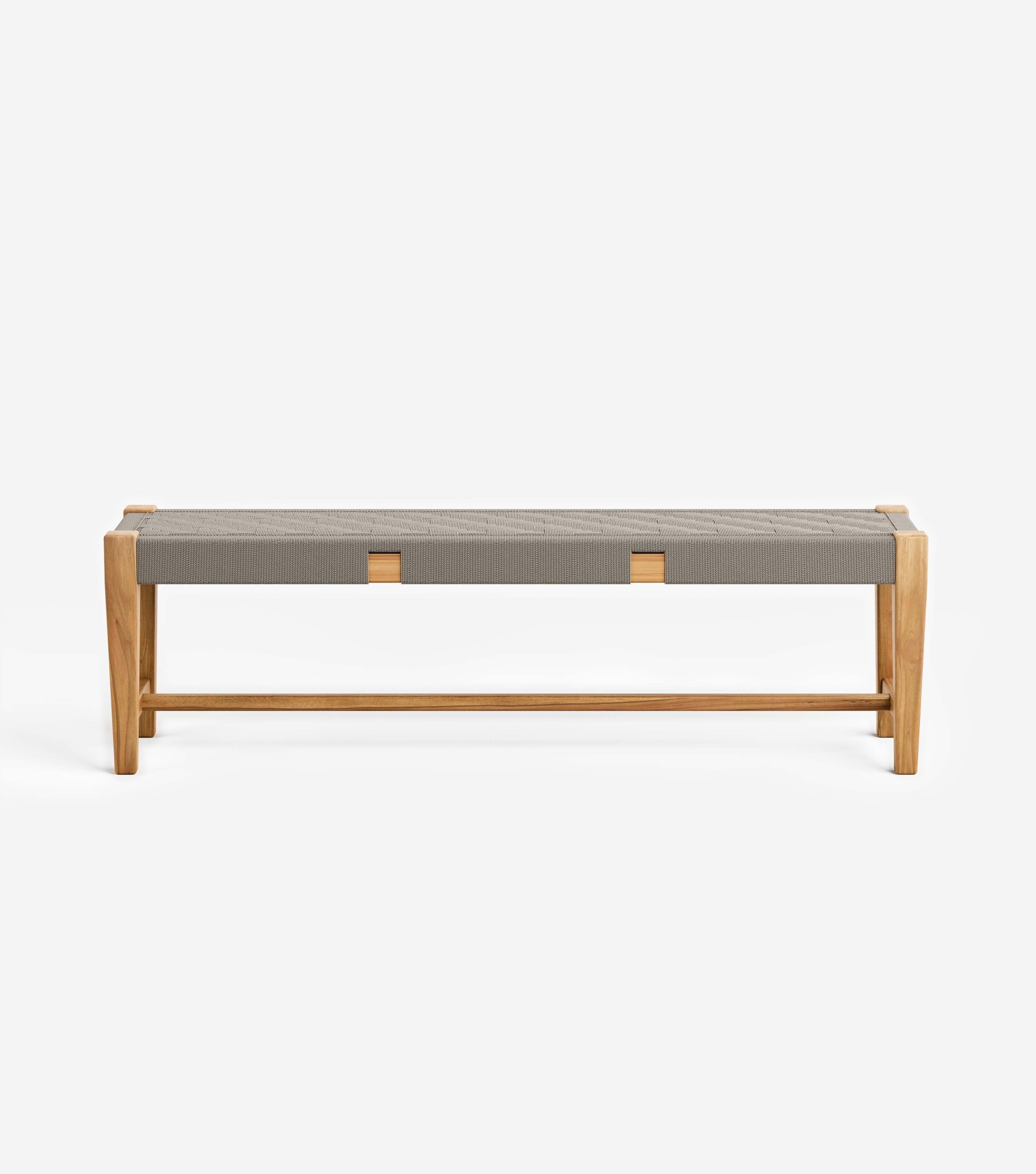 Natural Teak / Taupe Basket Cord / 59