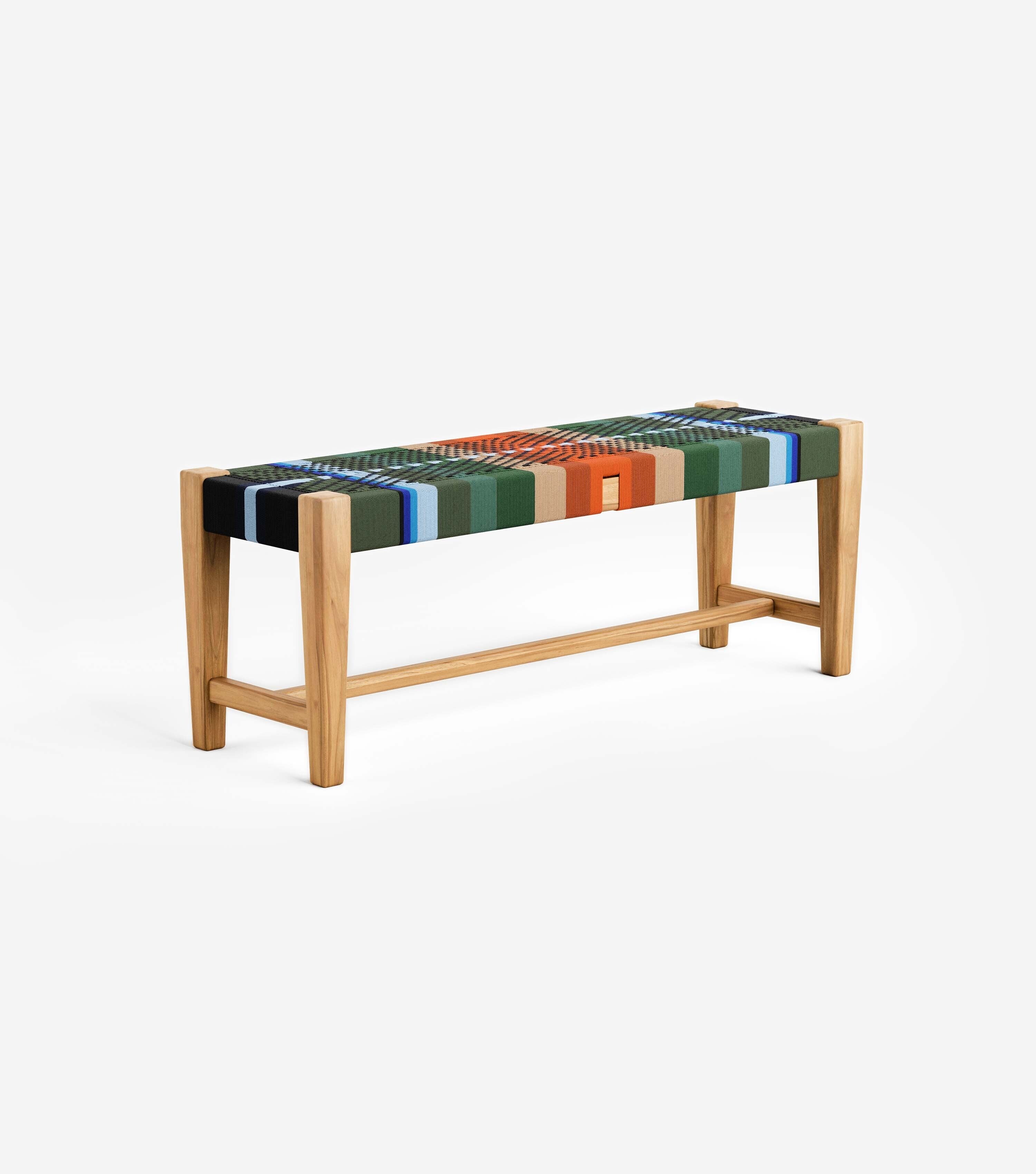 Natural Teak / Mot Mot Pattern / 47