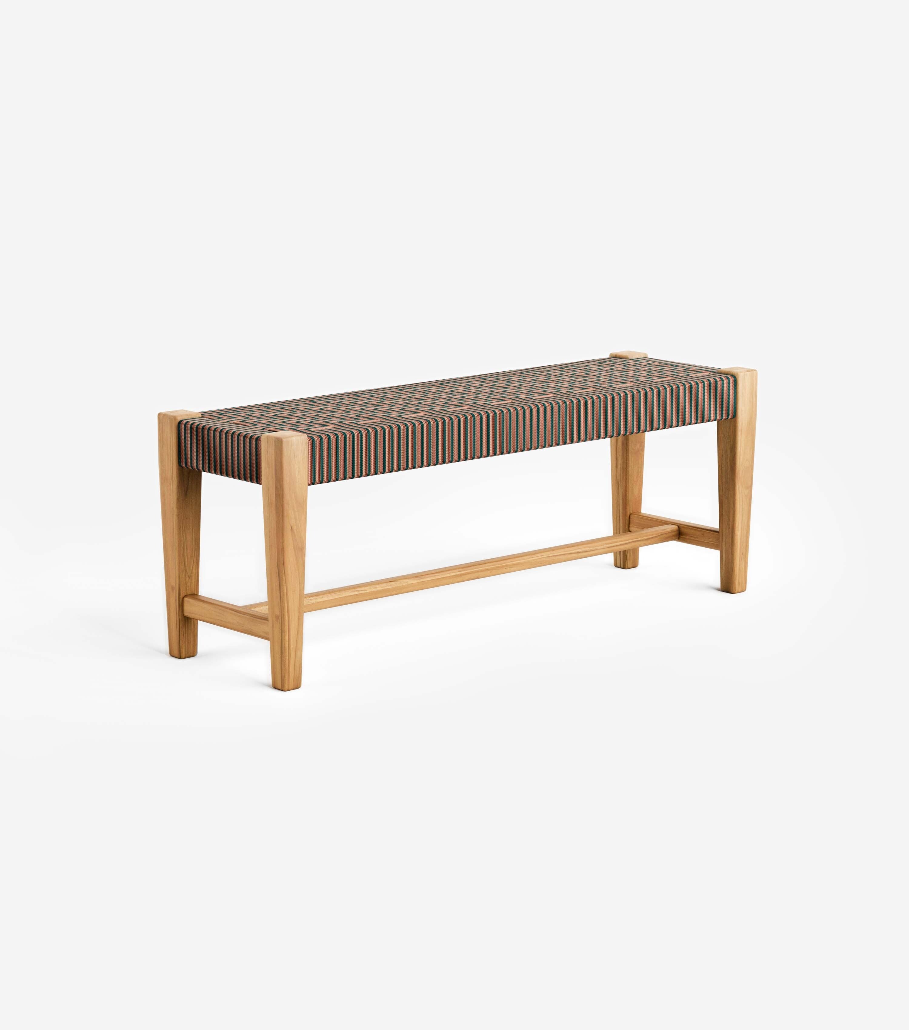 Natural Teak / Tropical Pattern / 47