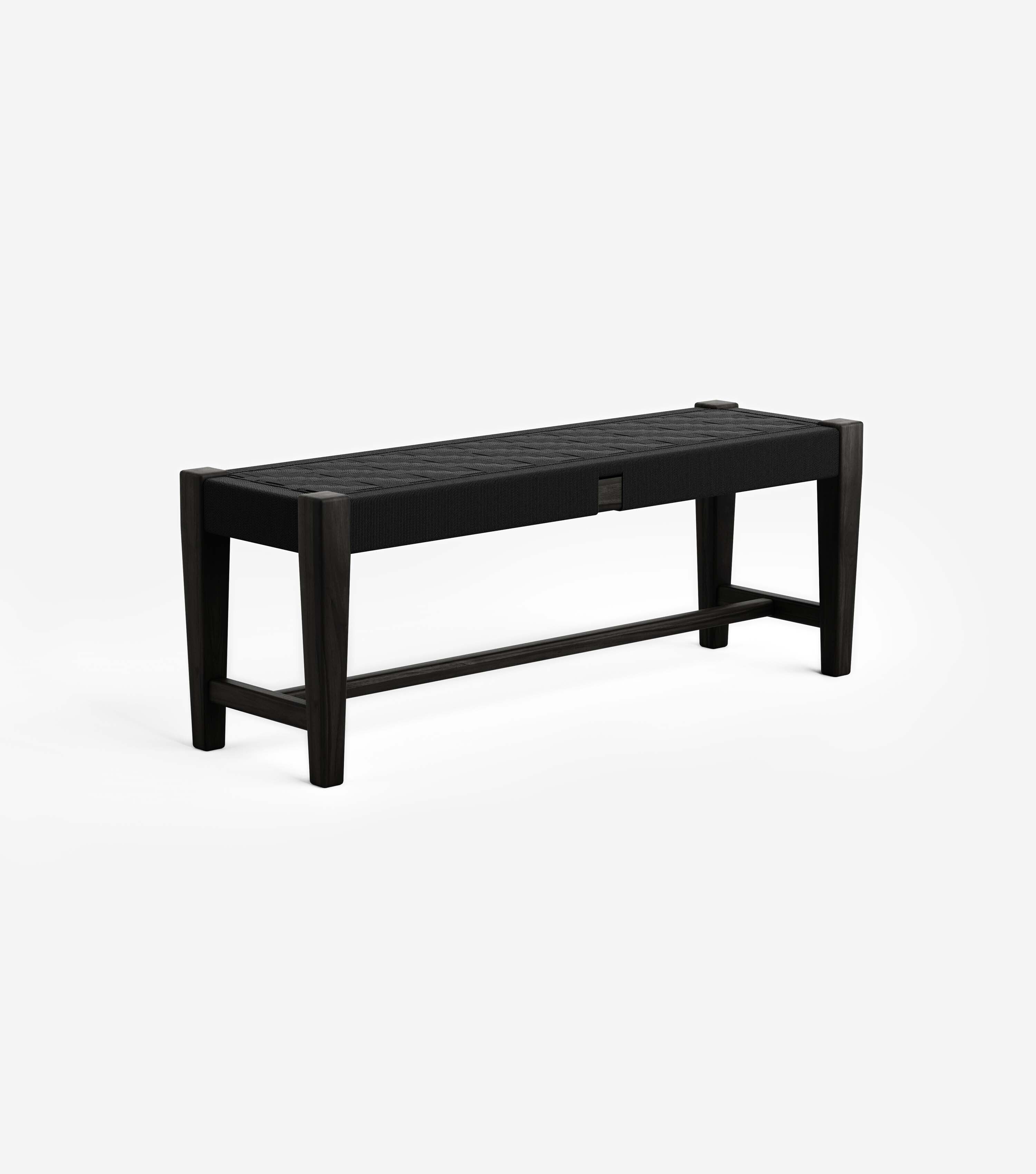 Charcoal Teak / Black Basket Cord / 47