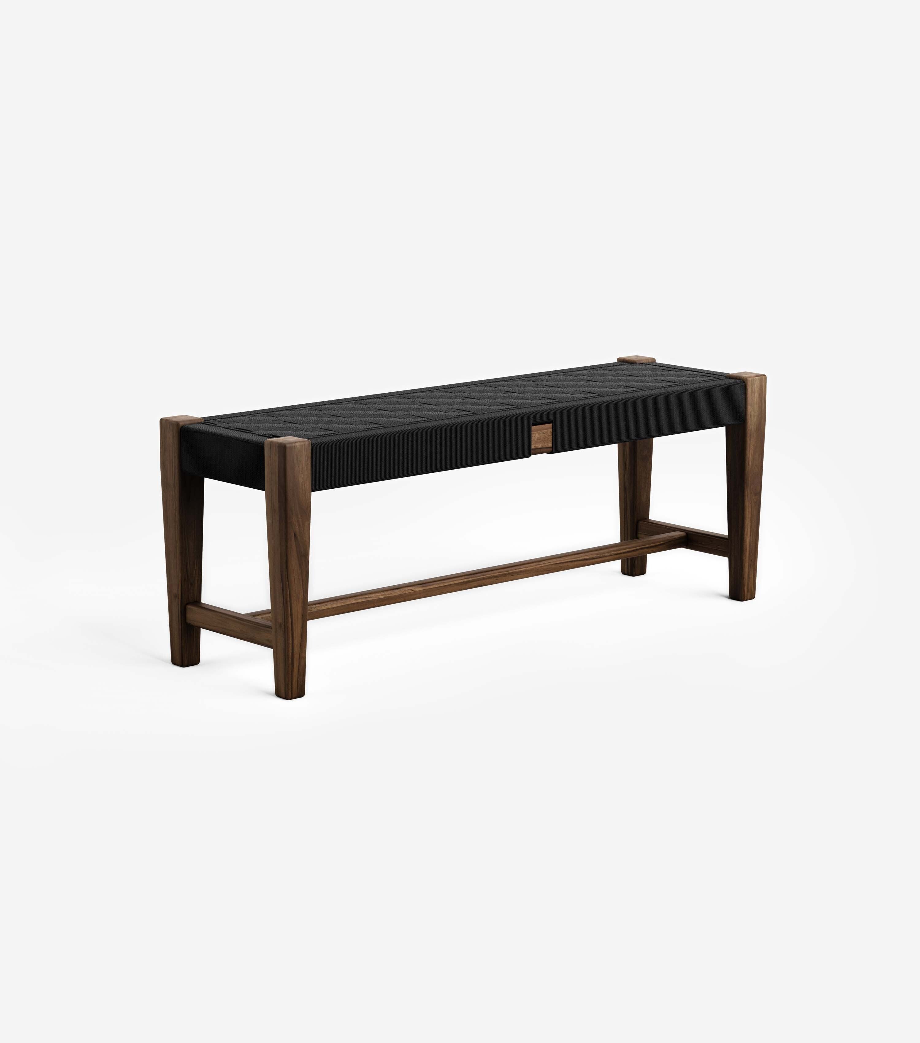 Coffee Teak / Black Basket Cord / 47