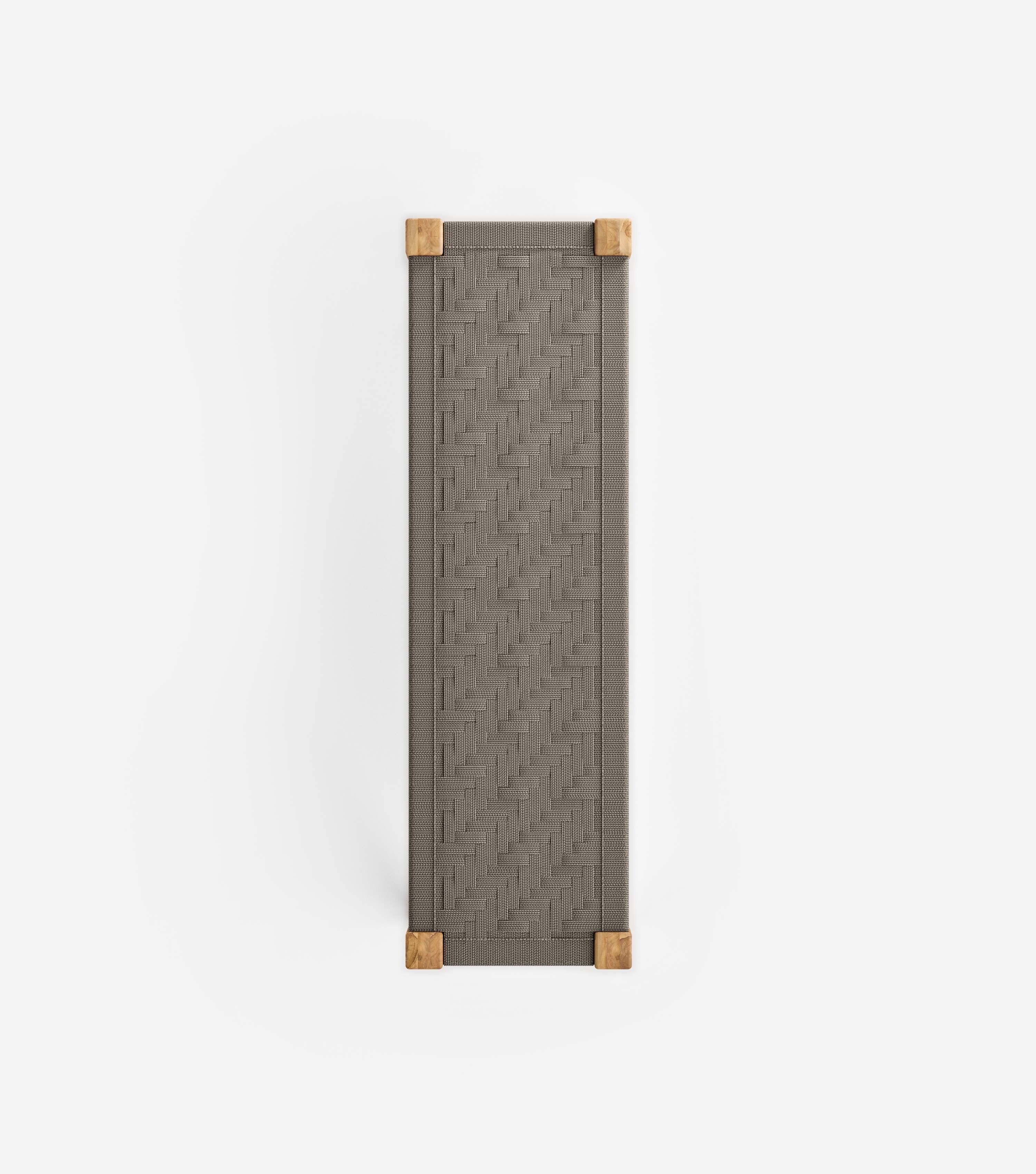 Natural Teak / Taupe Basket Cord / 47