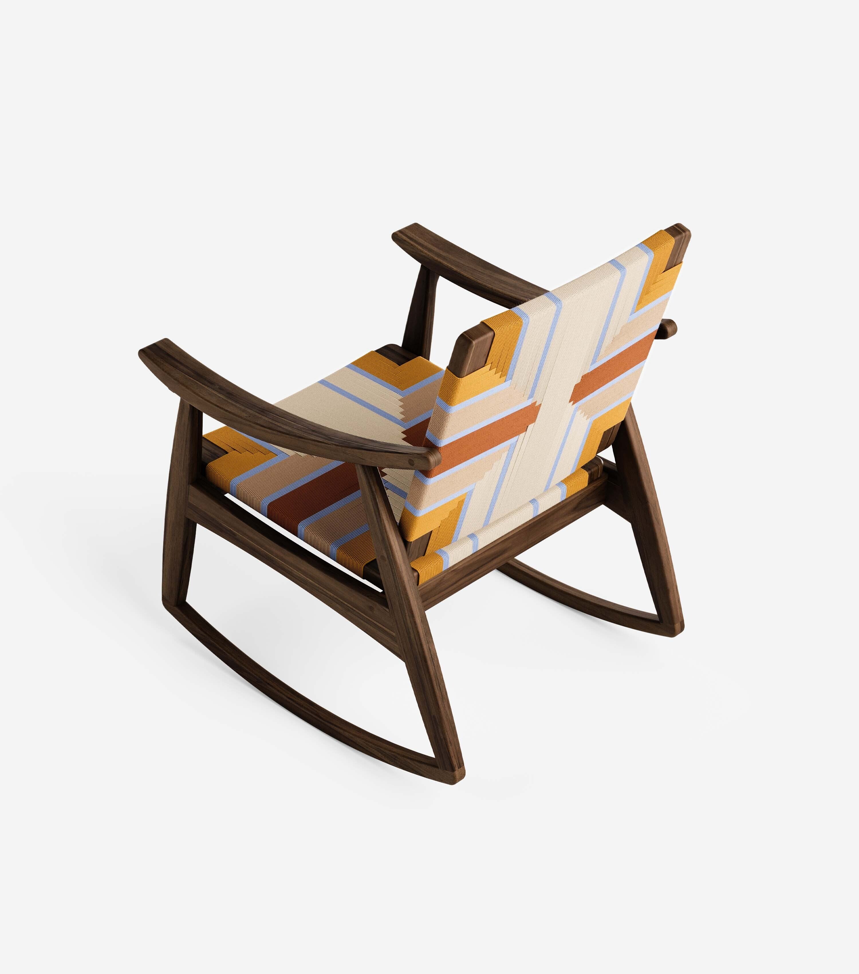 Coffee Teak / Pearl Lagoon Pattern