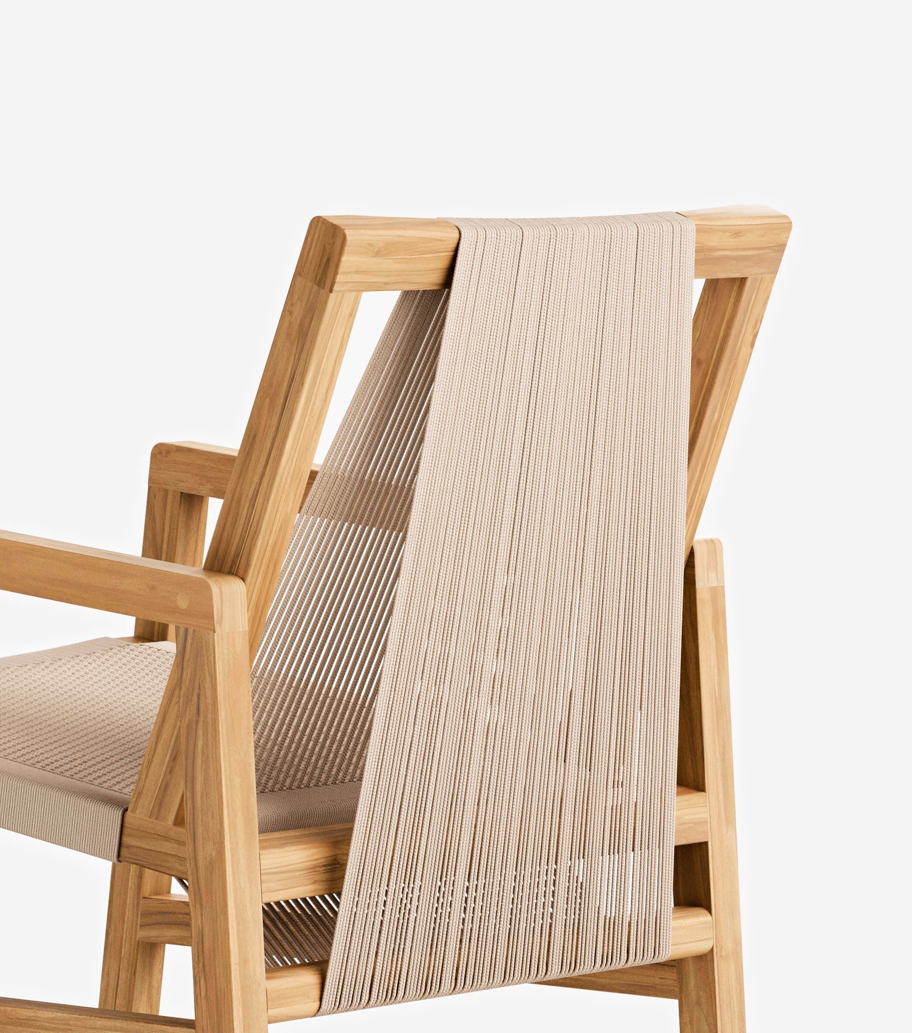 Natural Teak / Naturaline Traditional Cord