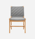 Natural Teak / Light Grey Basket Cord