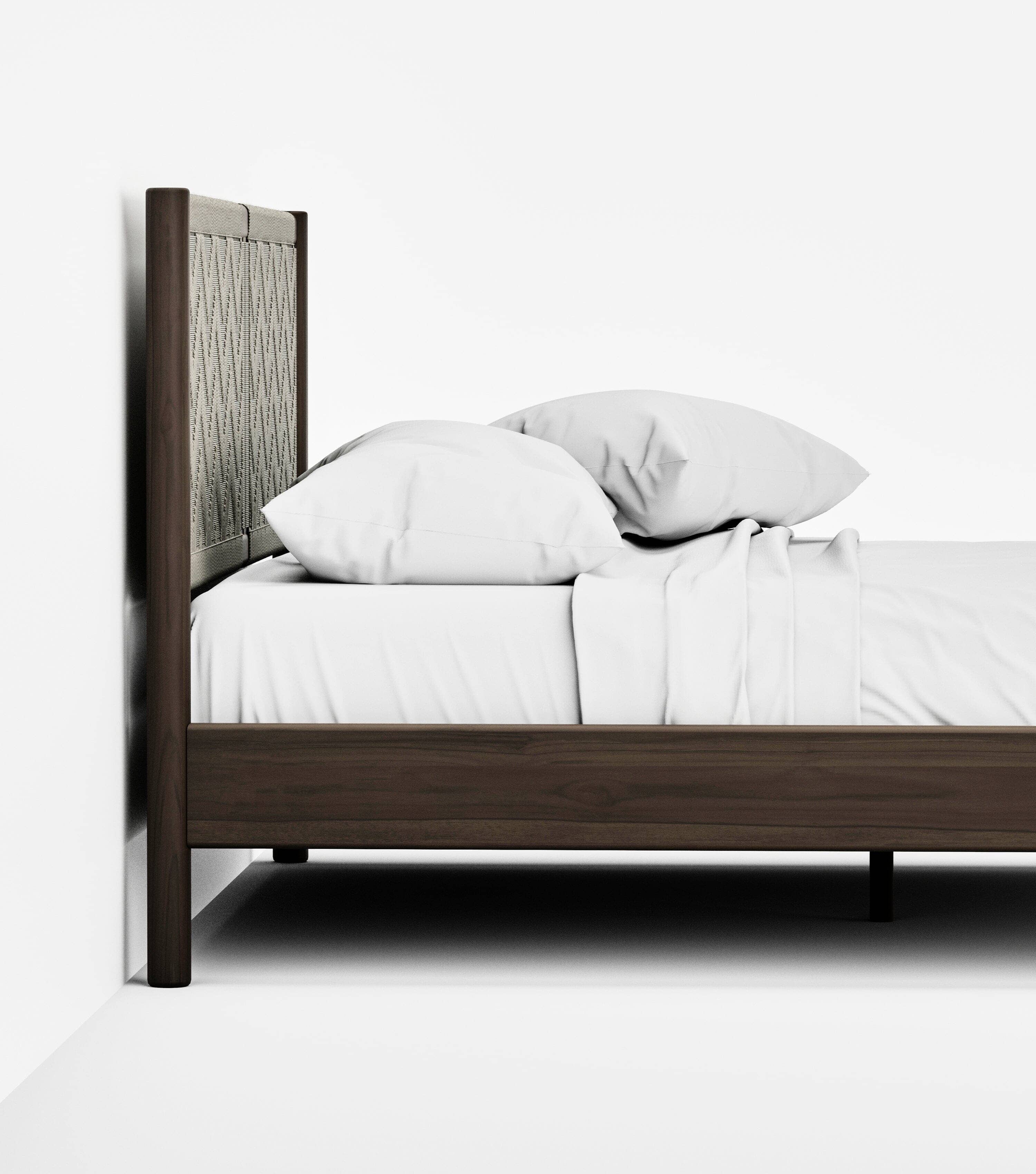 Coffee / Taupe Chevron Cord / King