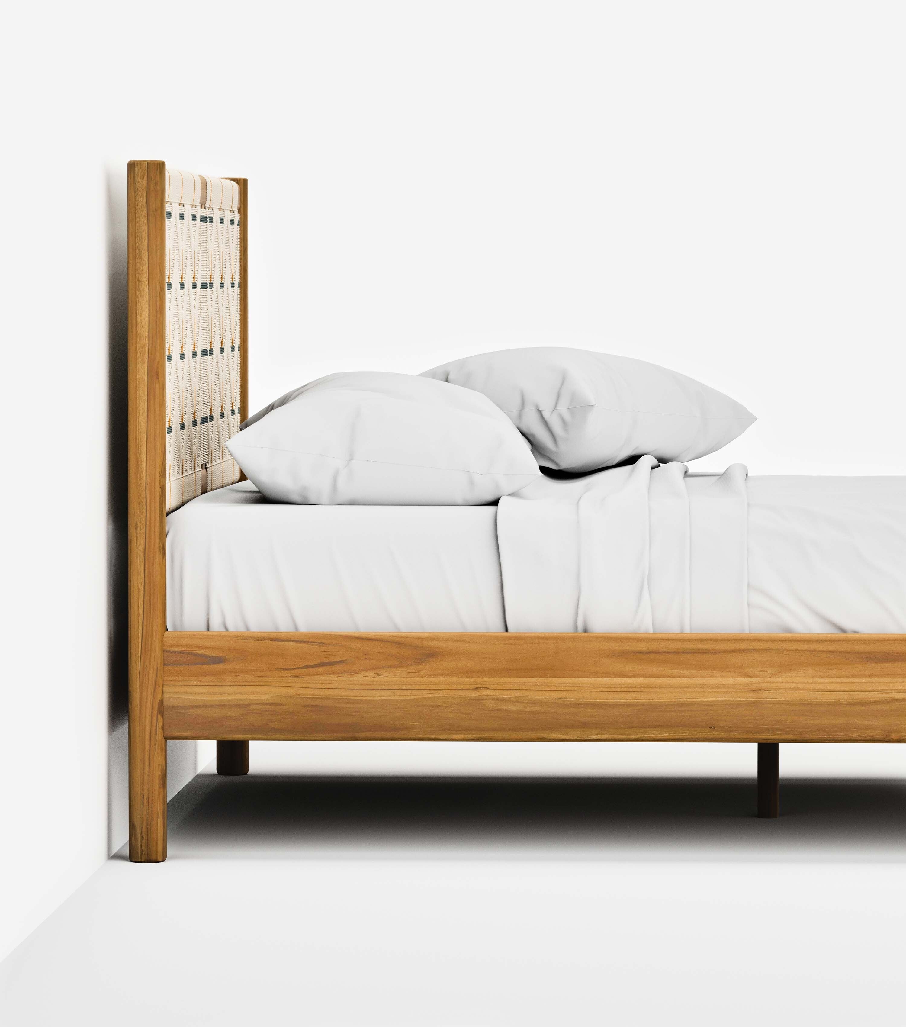 MidCentury Teak / Tamarindo Pattern / Queen