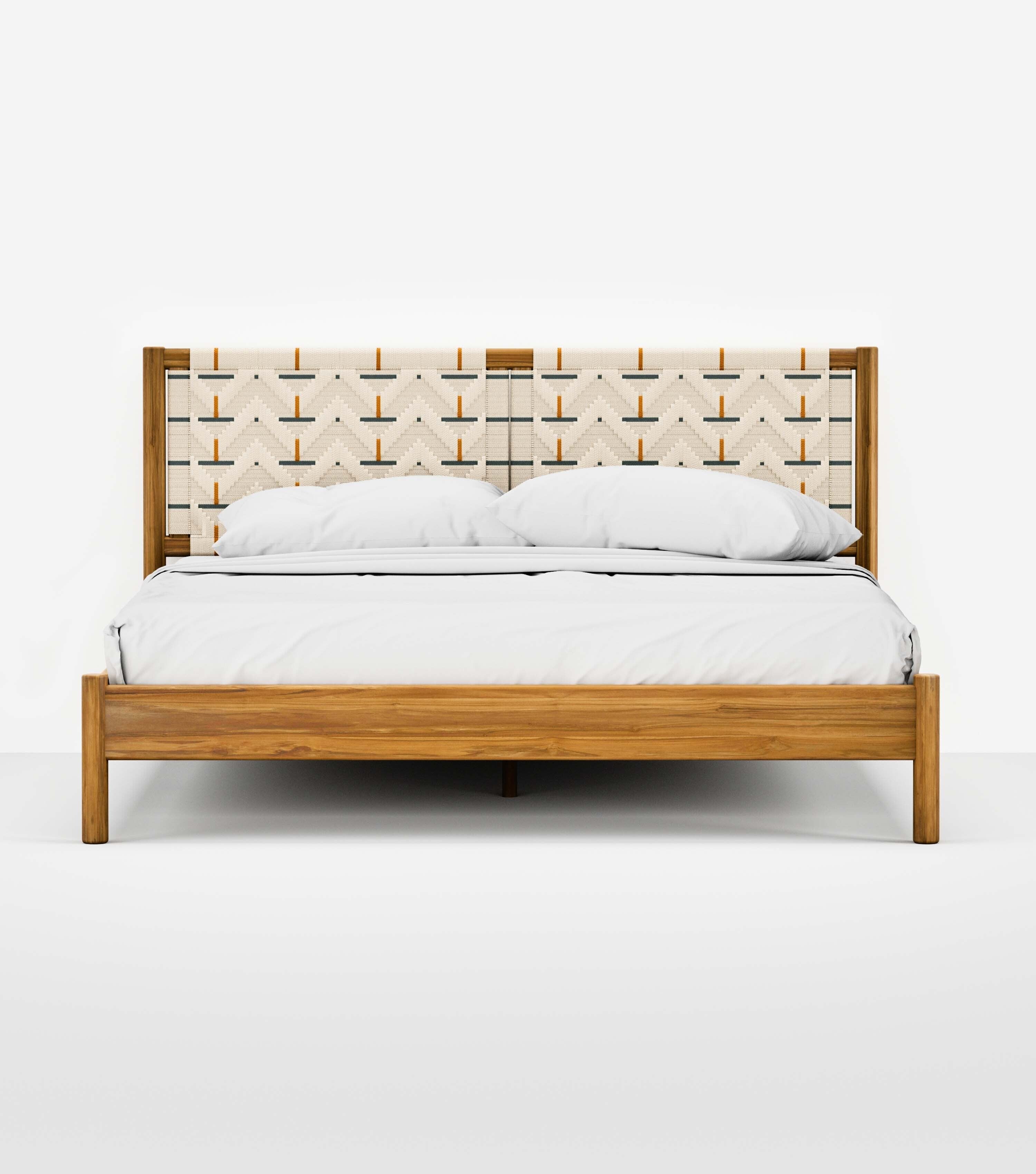 MidCentury Teak / Tamarindo Pattern / King