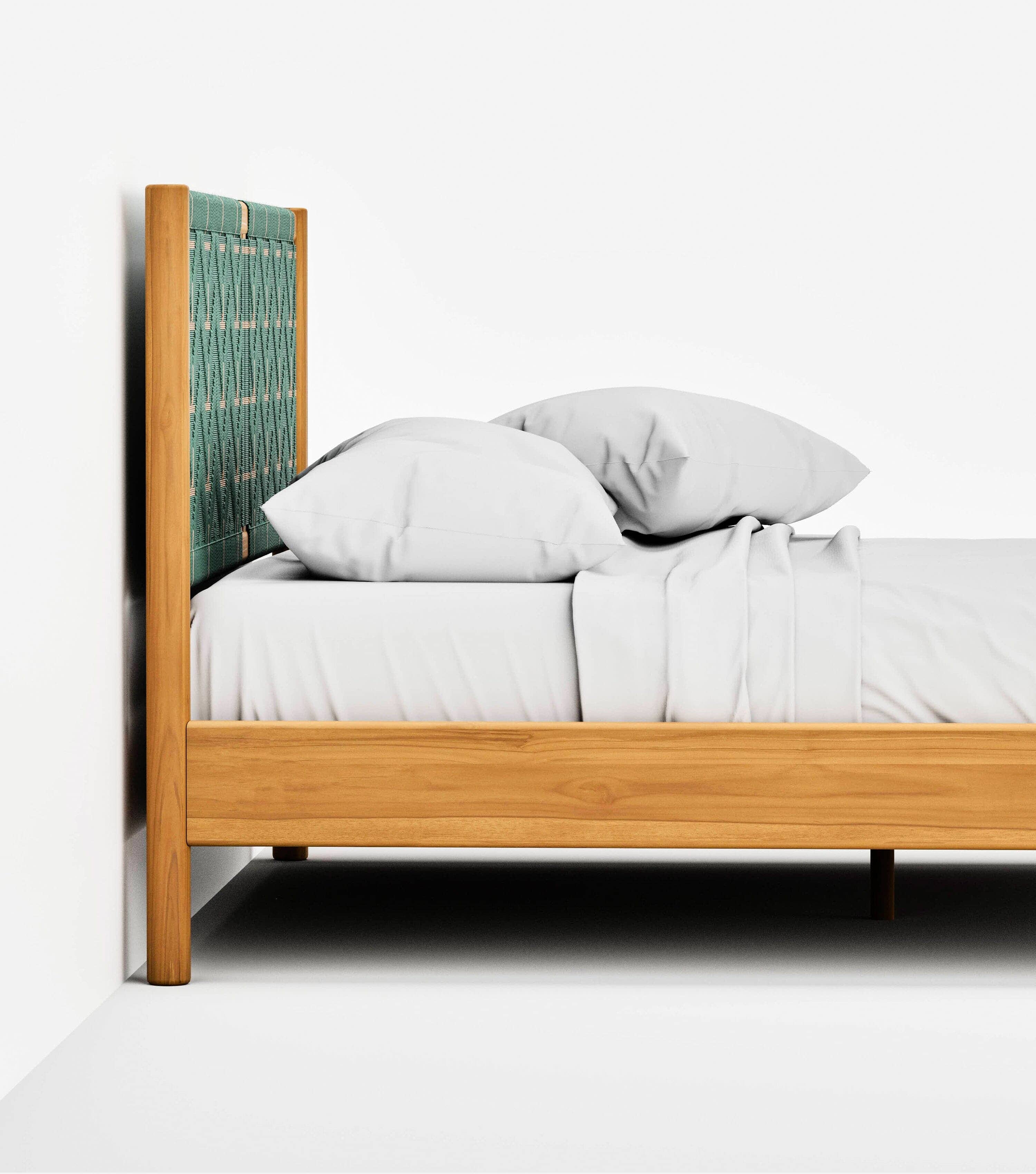 Natural / Sea Green Pattern / King