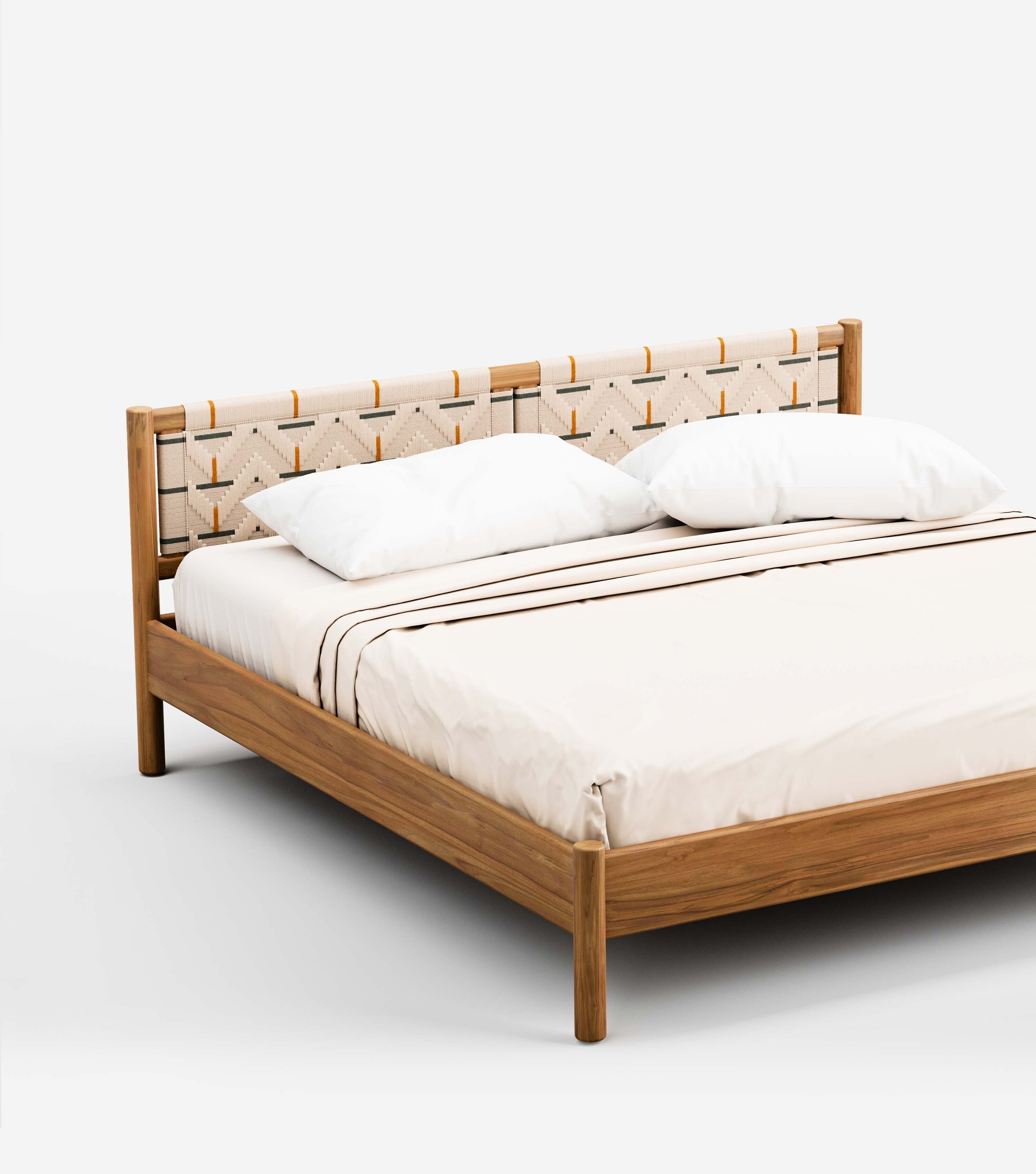 MidCentury Teak / Tamarindo Pattern / King