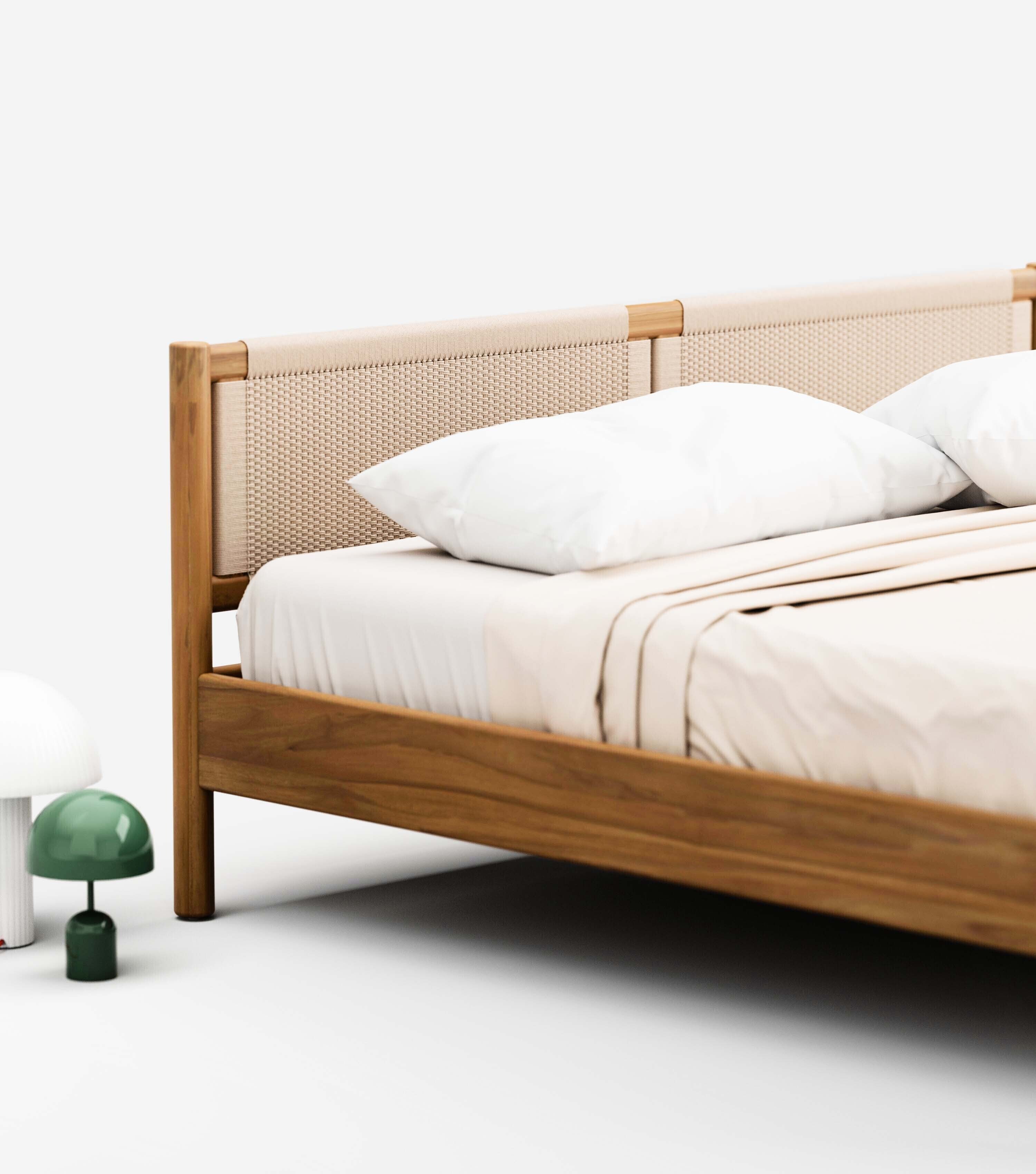 MidCentury Teak / Naturaline Traditional cord / King