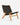 Sealed Teak / 2" Black Straps